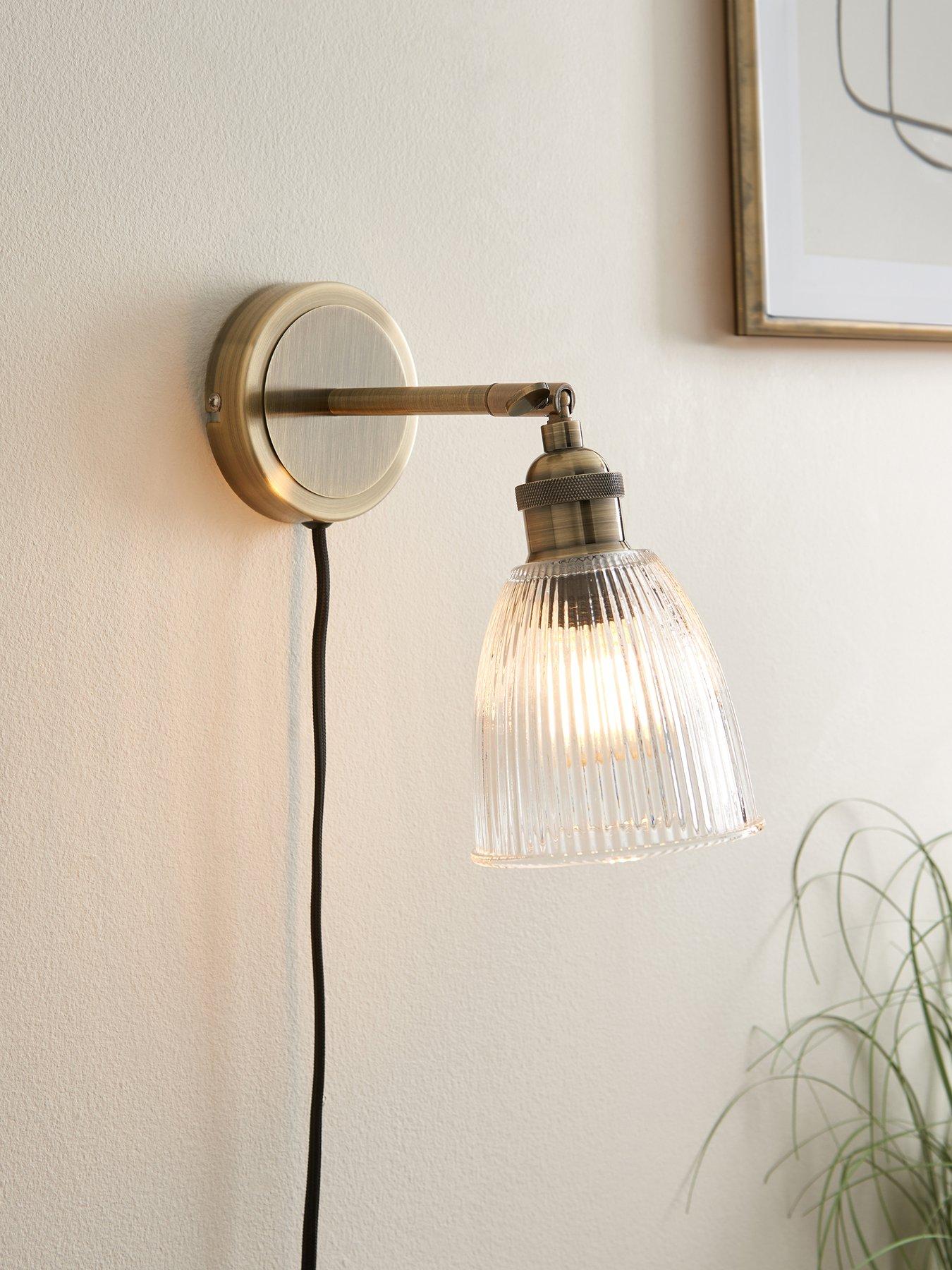 Image 1 of 6 of The Very Collection Hellie Plug-in Wall Light