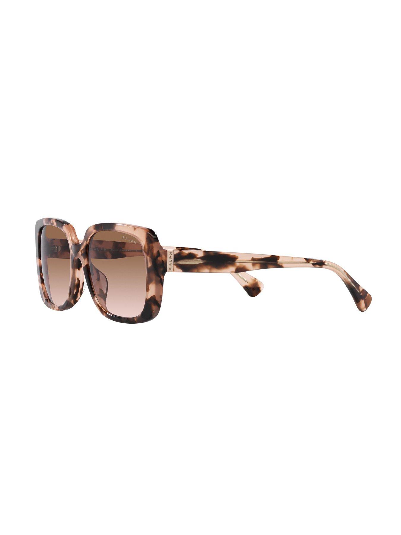 Image 4 of 4 of Ralph Rectangle Sunglasses - Brown