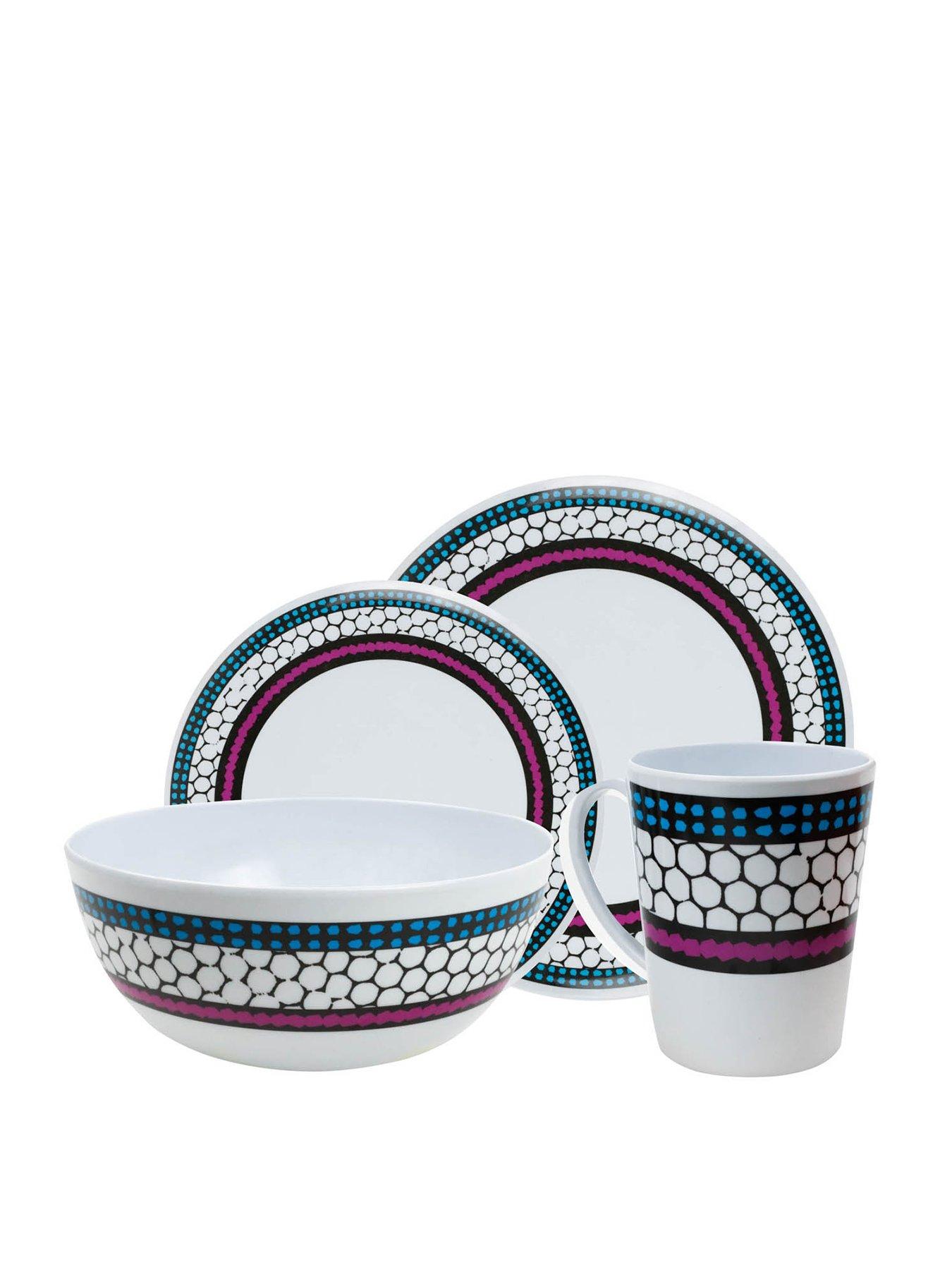 streetwize-accessories-16-pce-melamine-set-honeycomb