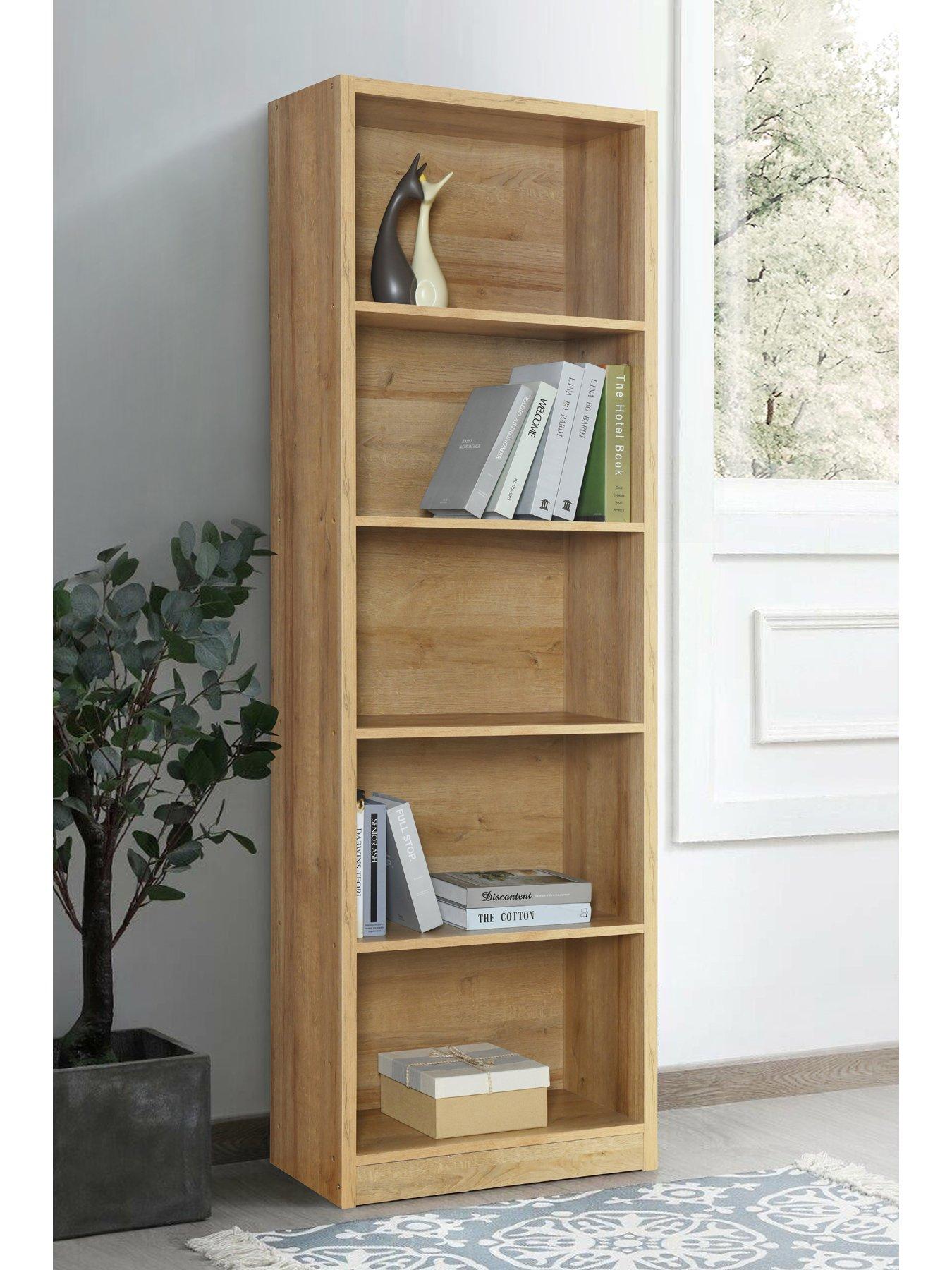 The Very Collection Metro Tall Wide Bookcase - Oak- FSC® Certified