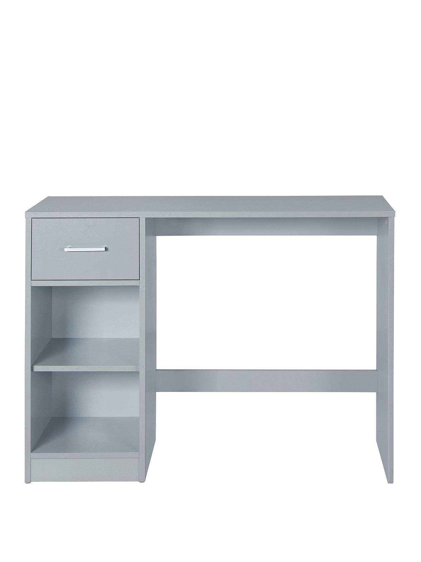 Image 2 of 6 of The Very Collection Metro 1 Drawer&nbsp;Desk - Grey&nbsp;- FSC&reg; Certified