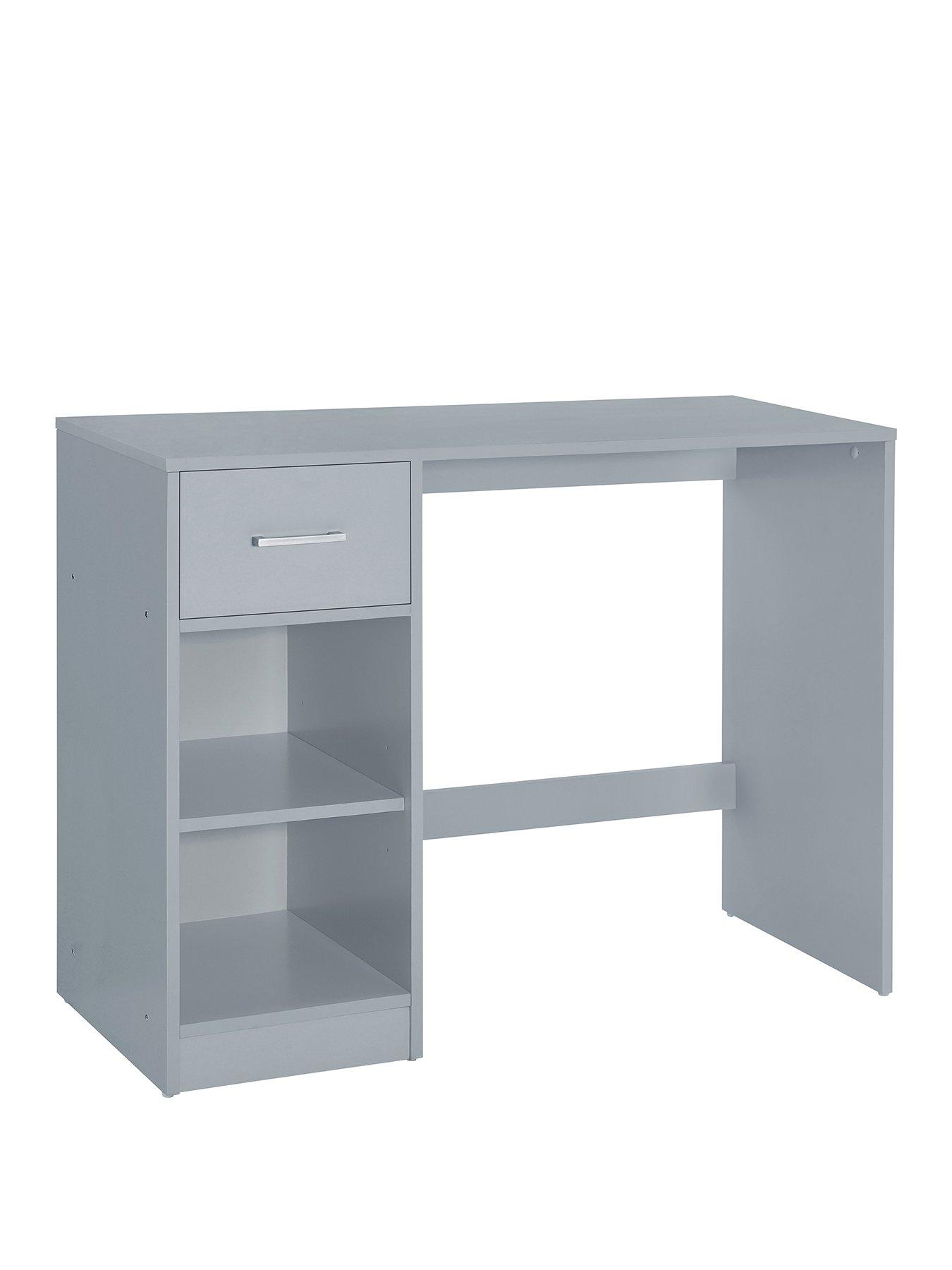 Image 3 of 6 of The Very Collection Metro 1 Drawer&nbsp;Desk - Grey&nbsp;- FSC&reg; Certified