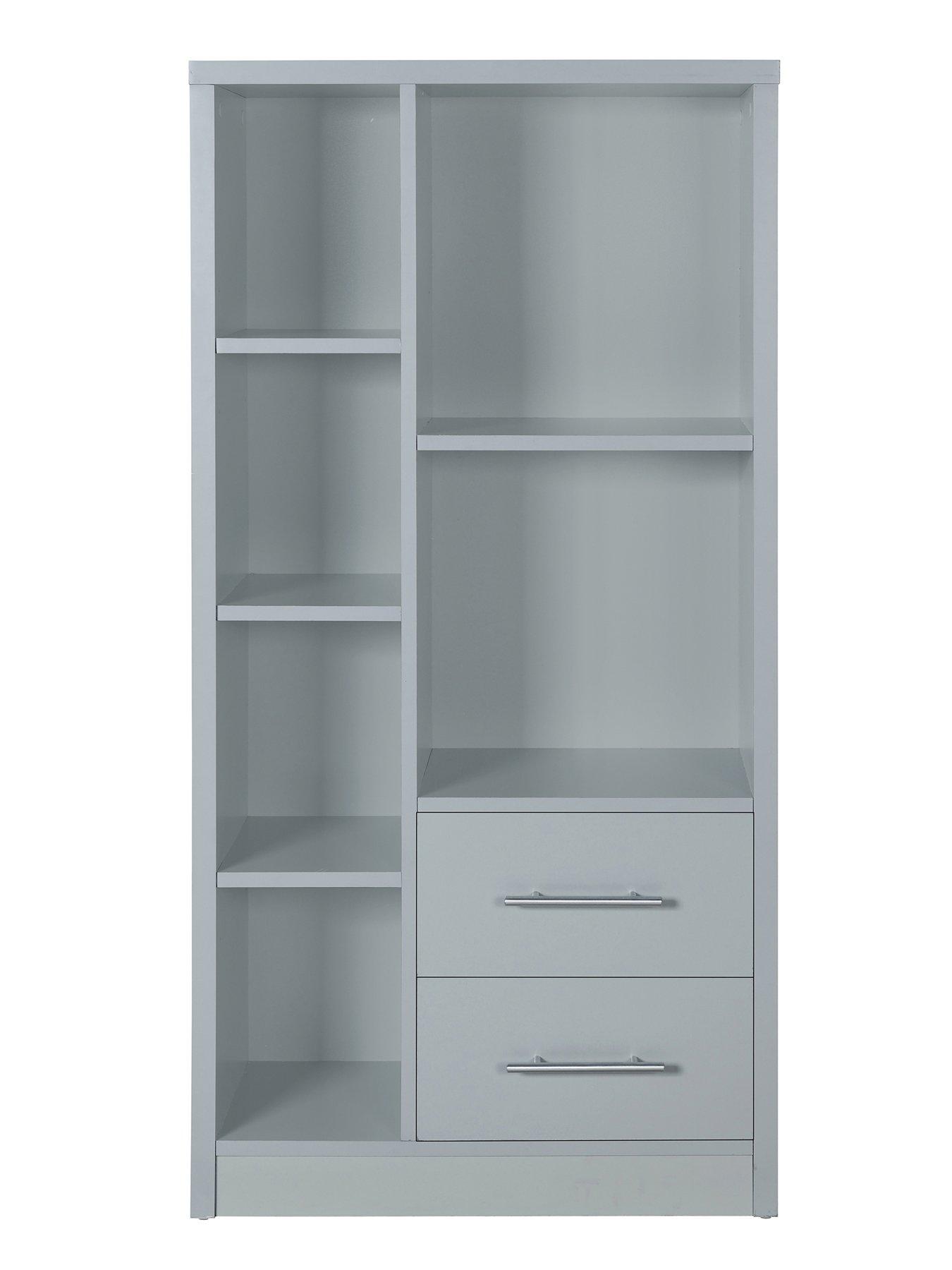 Image 4 of 7 of The Very Collection Metro 3 Piece Storage Bookcase Package - Grey&nbsp;- FSC&reg; Certified