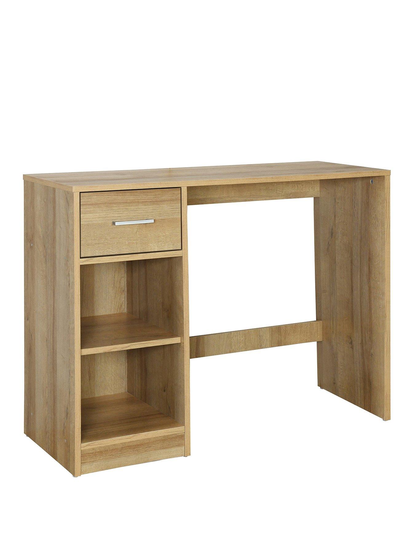 Image 3 of 6 of Very Home Metro Desk - Oak - FSC&reg; Certified