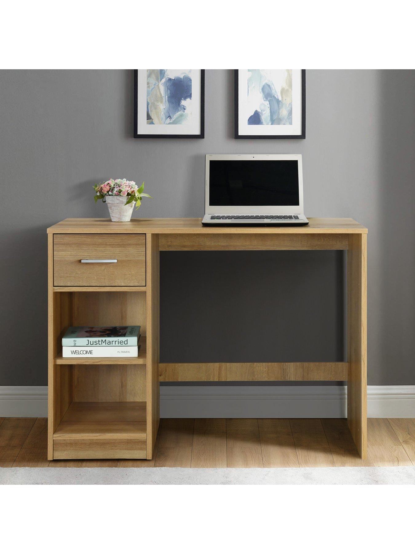 Image 4 of 6 of Very Home Metro Desk - Oak - FSC&reg; Certified