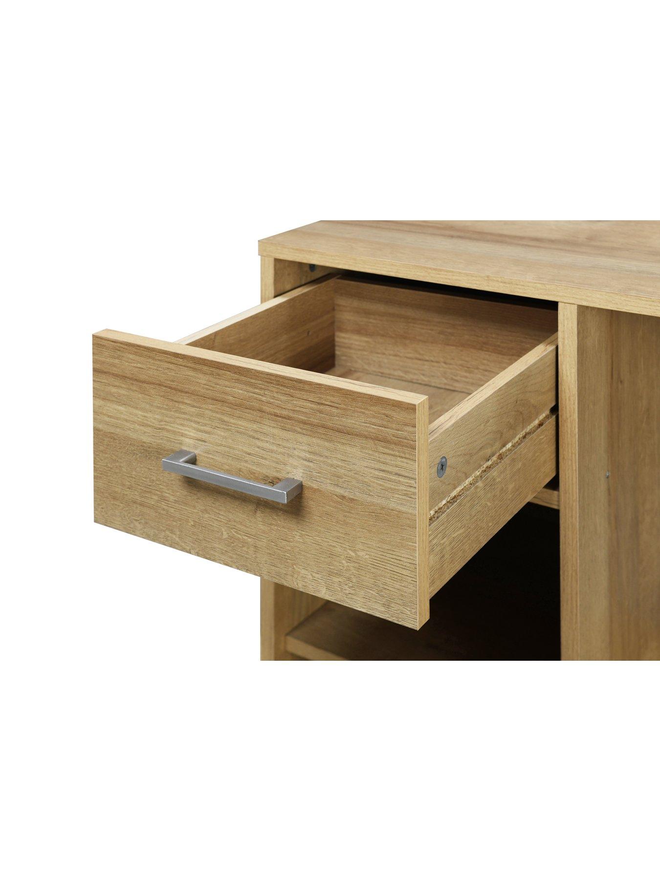 Image 5 of 6 of Very Home Metro Desk - Oak - FSC&reg; Certified