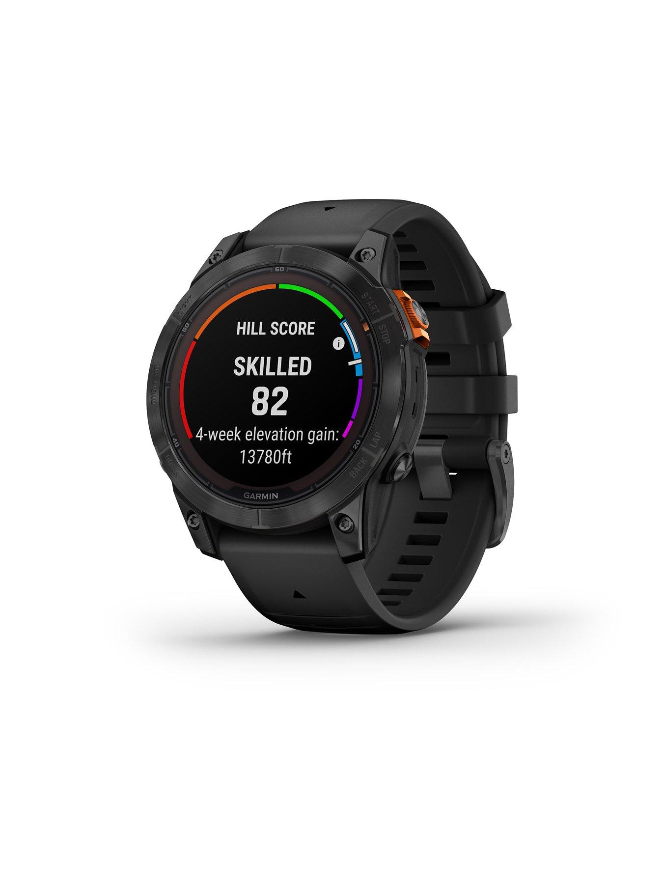  image of garmin-fenix-7-pro-smartwatchnbsp--slate-grey-stainless-steel-black-band