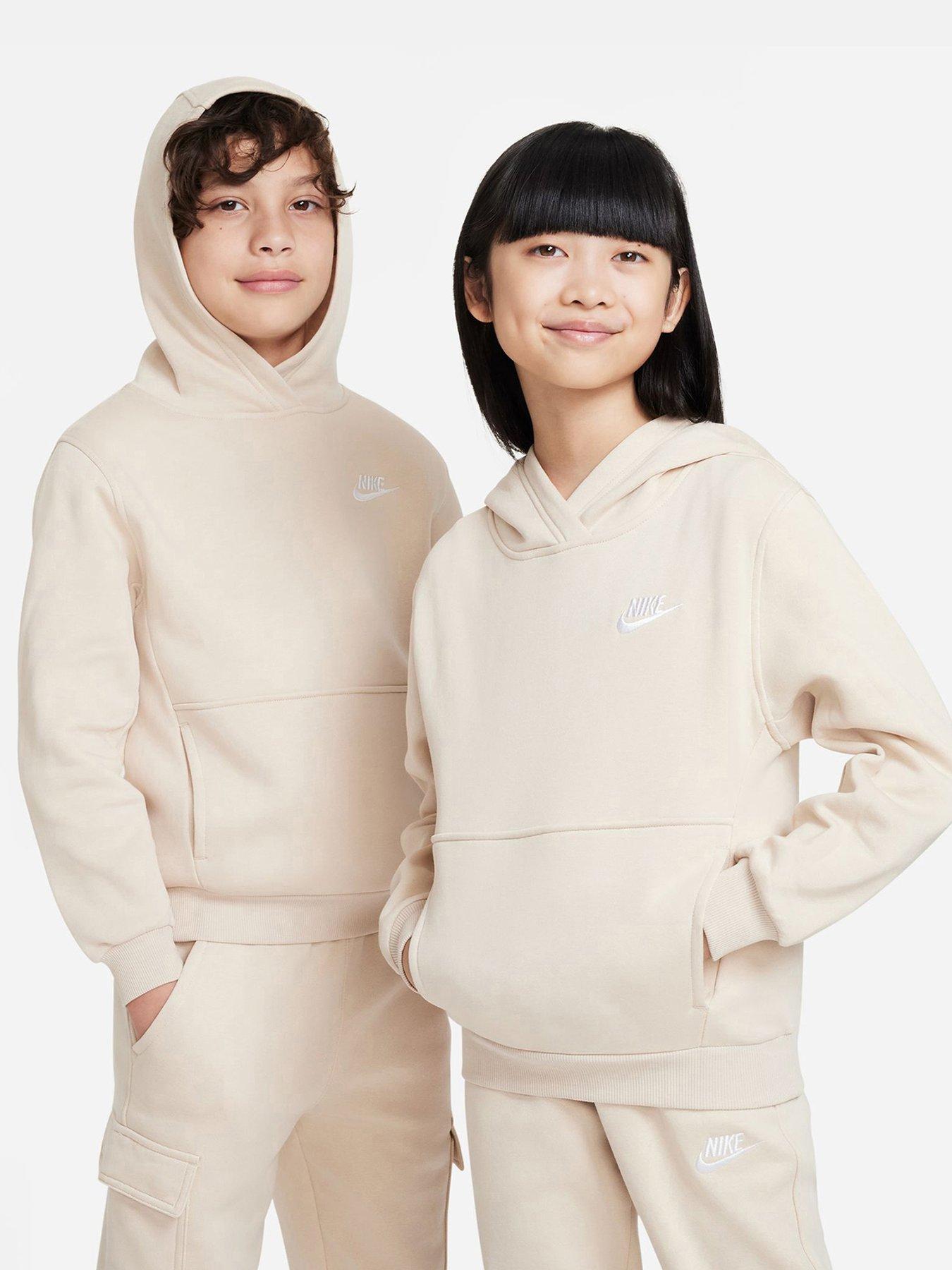 Beige on sale nike hoodie