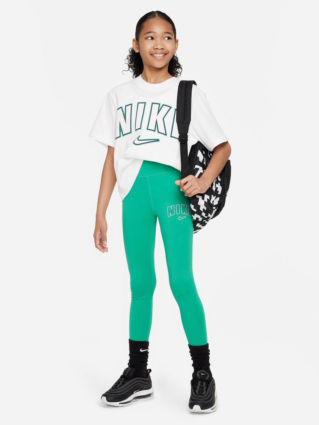 Nike Older Girls Favorites Trend Print High Waisted Legging