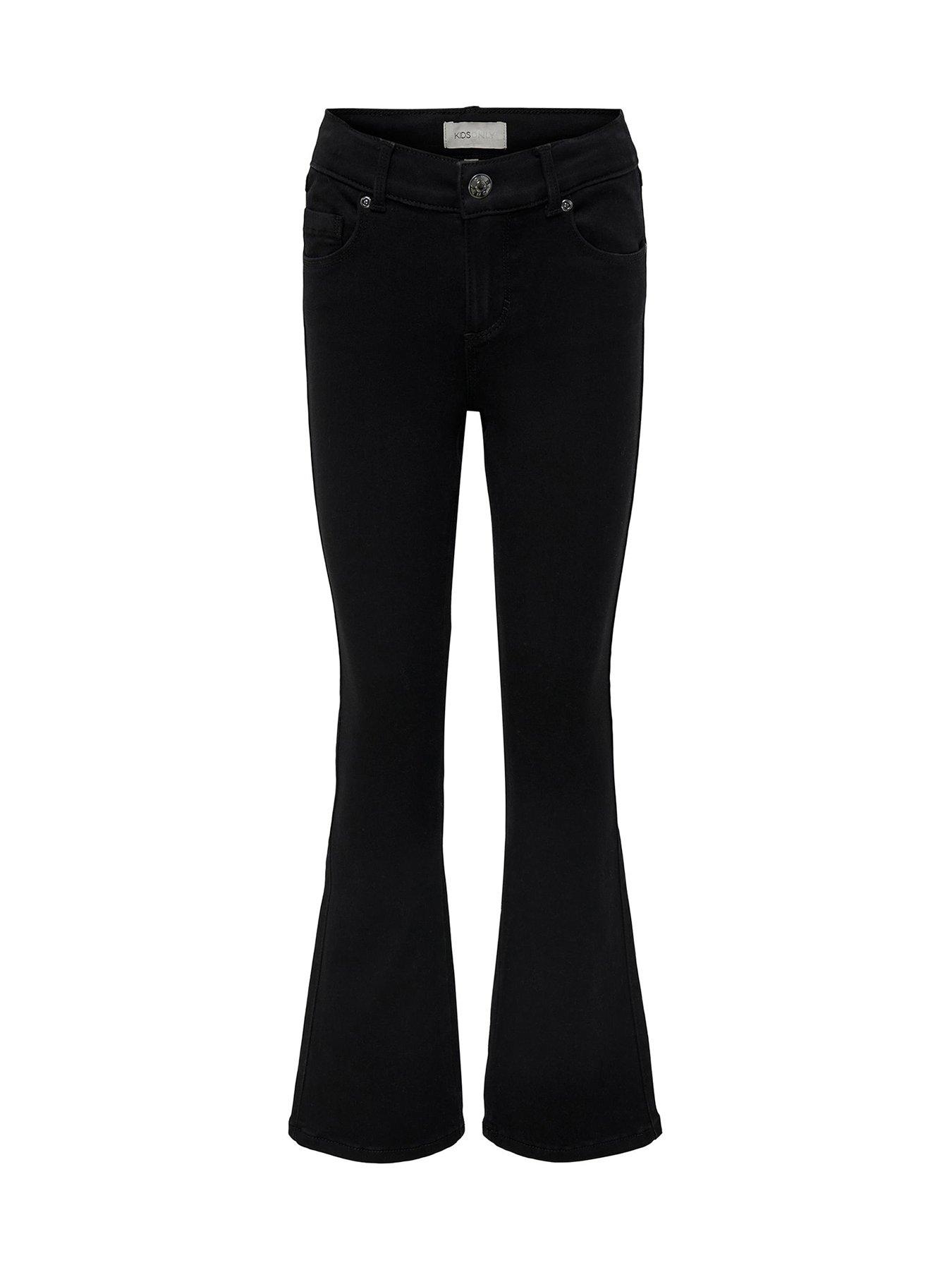 Image 1 of 2 of Only Kids Girls Royal Flare Jeans - Black