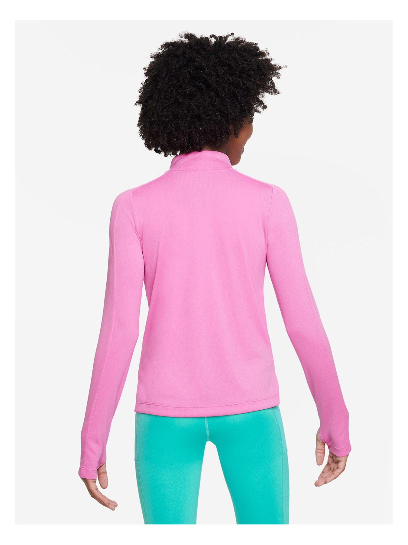 Girls nike half zip on sale top