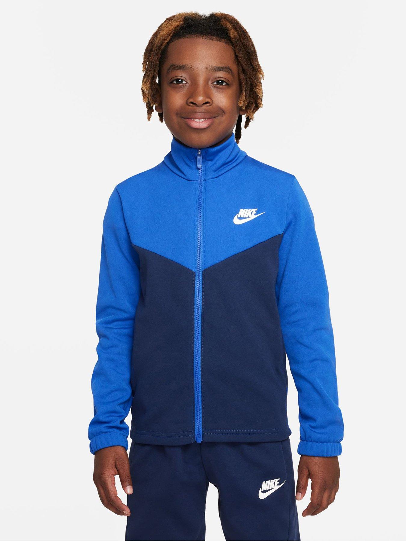 Boys nike hot sale poly tracksuit