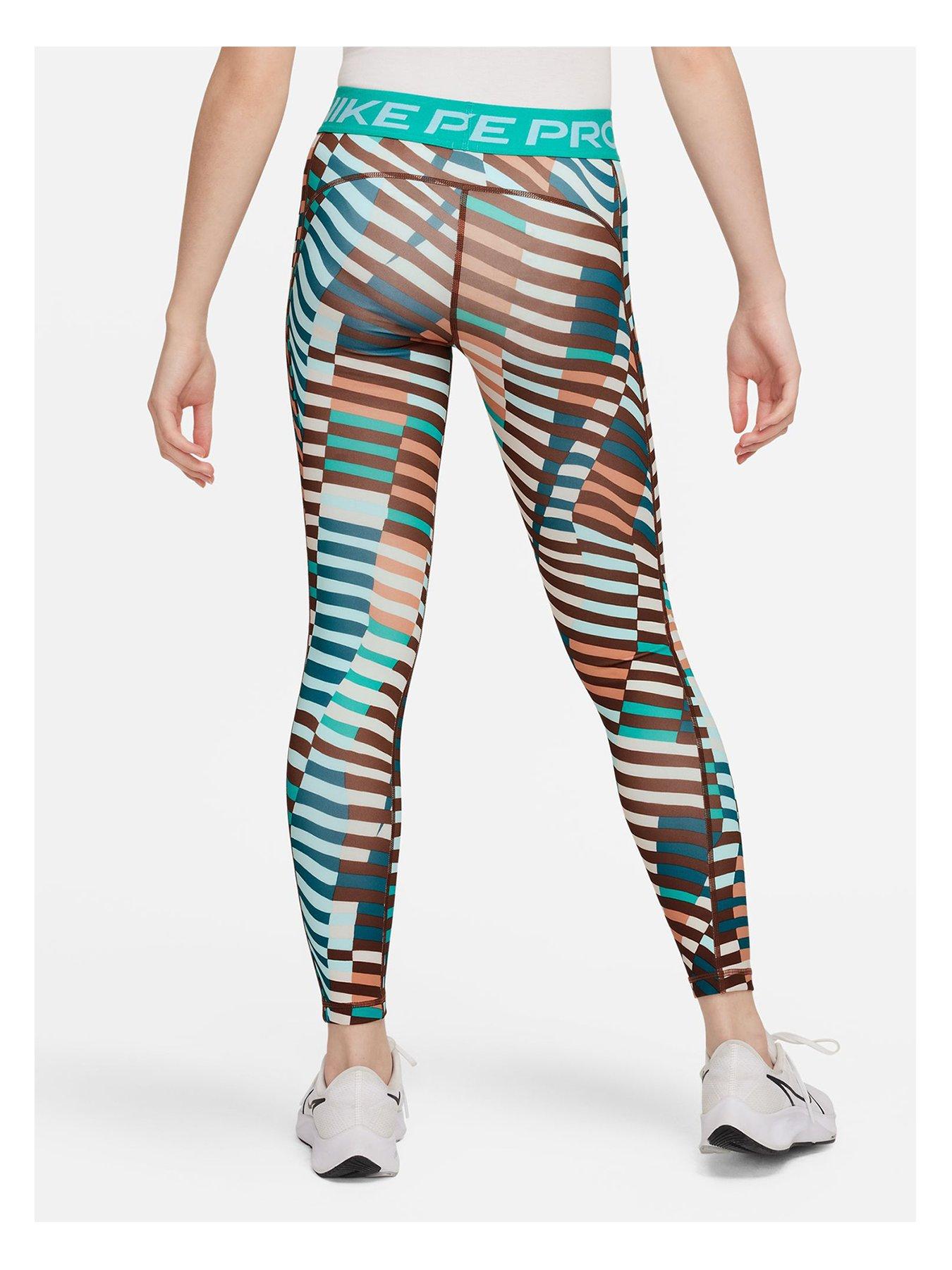 Older Girls Nike Pro Dri-fit Print Leggings