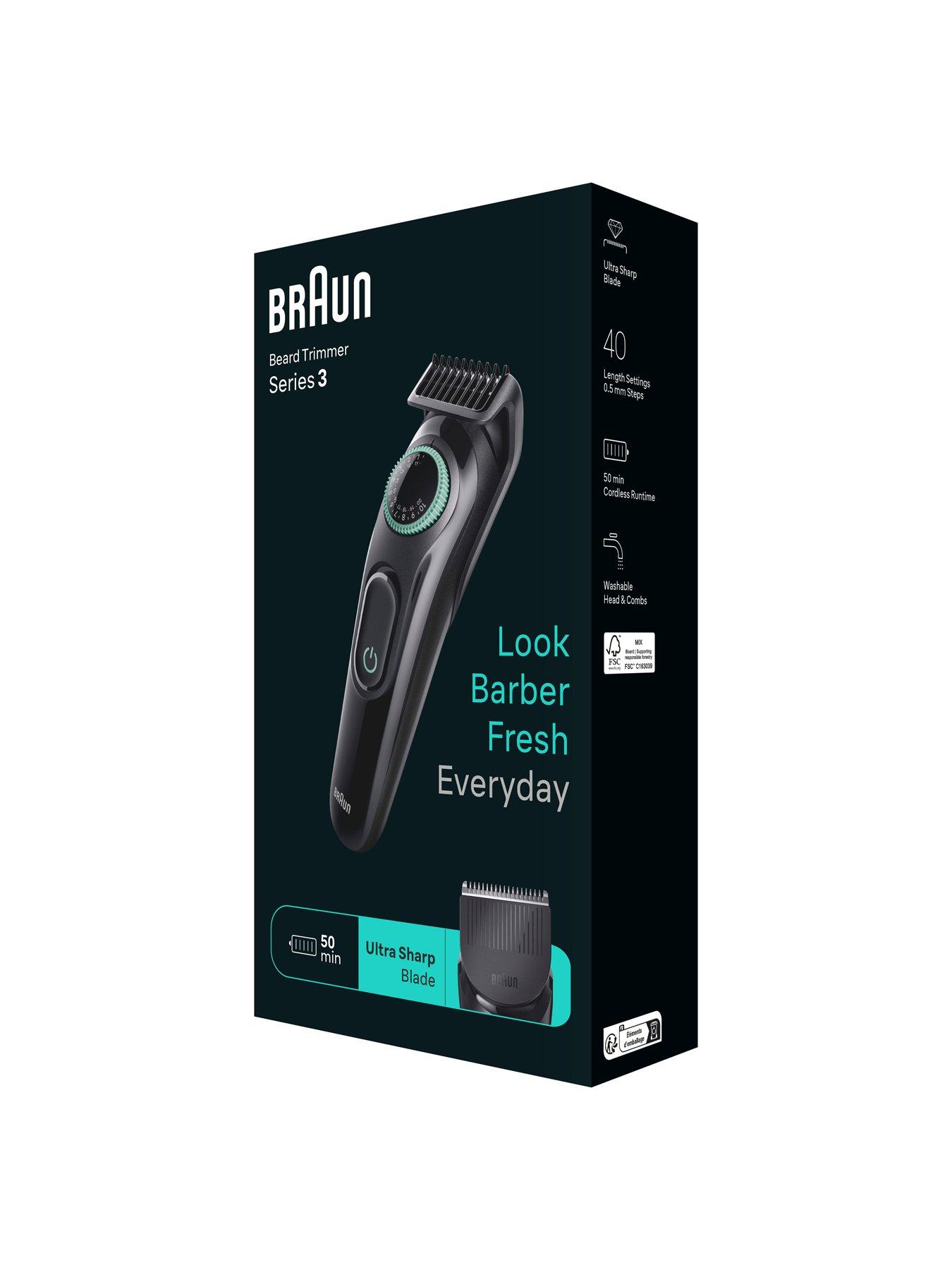 Image 7 of 7 of Braun Beard Trimmer Series 3 BT3411, Trimmer For Men With 50-min Runtime