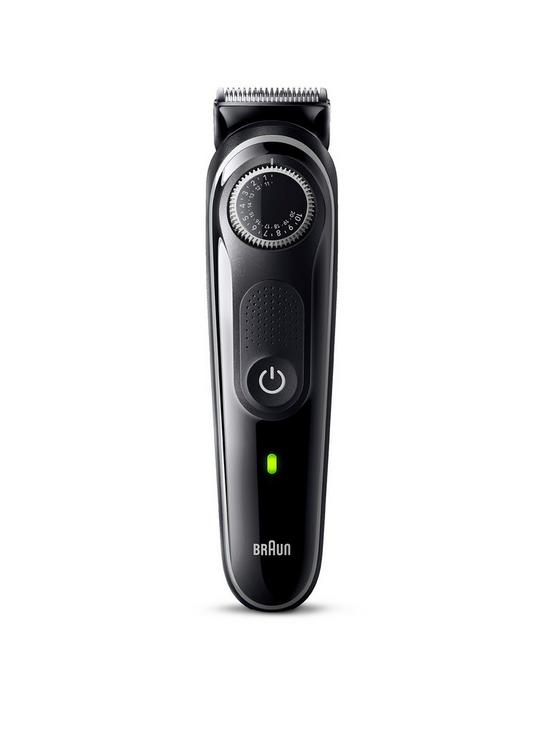front image of braun-beard-trimmer-series-3-bt3440-trimmer-for-men-with-80-min-runtime