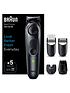  image of braun-beard-trimmer-series-5-bt5420-trimmer-for-men-with-styling-tools-and-100-min-runtime