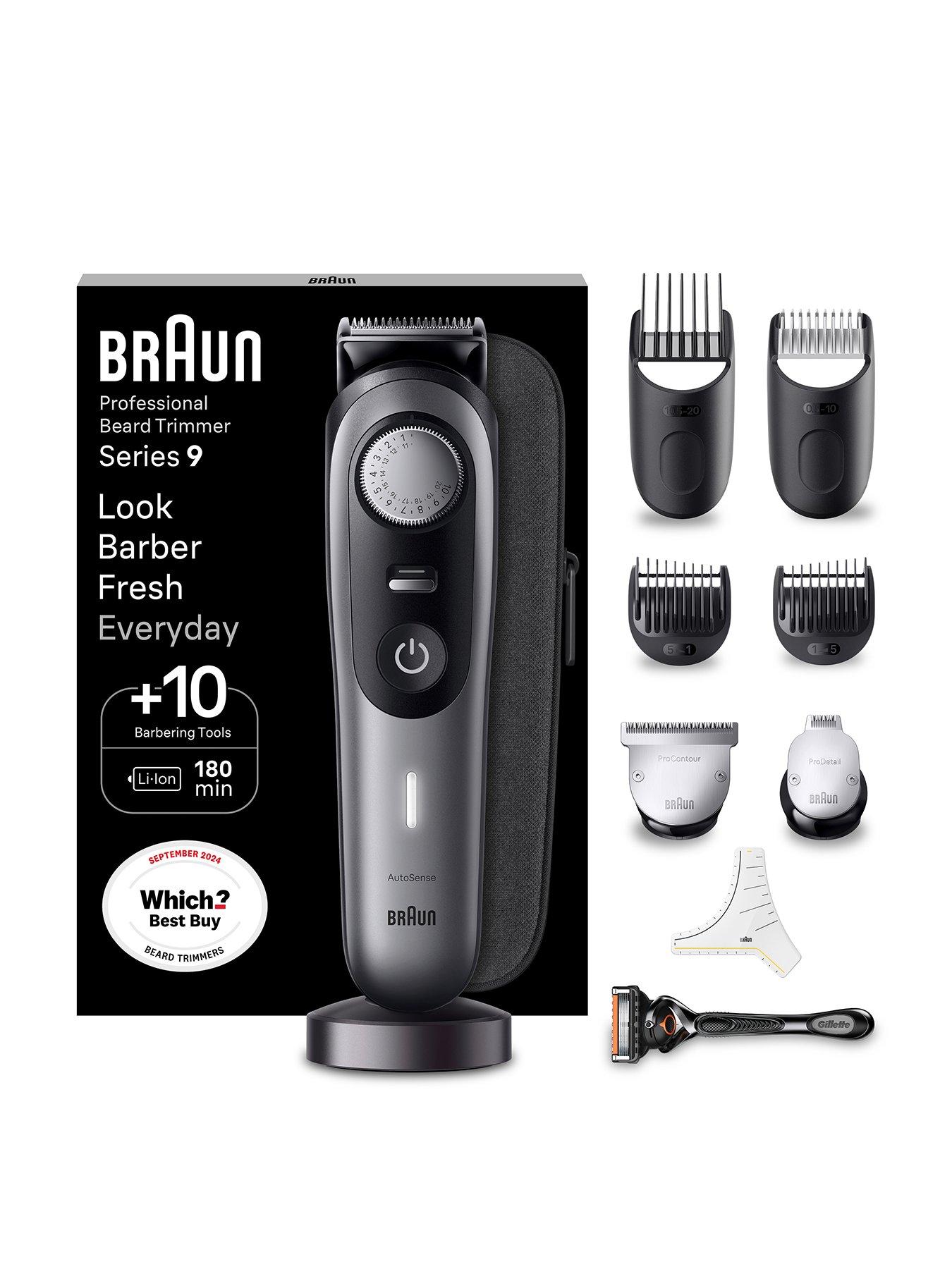 undefined Beard Trimmer Series 9 BT9420, Trimmer With Barber Tools And 180-min Runtime