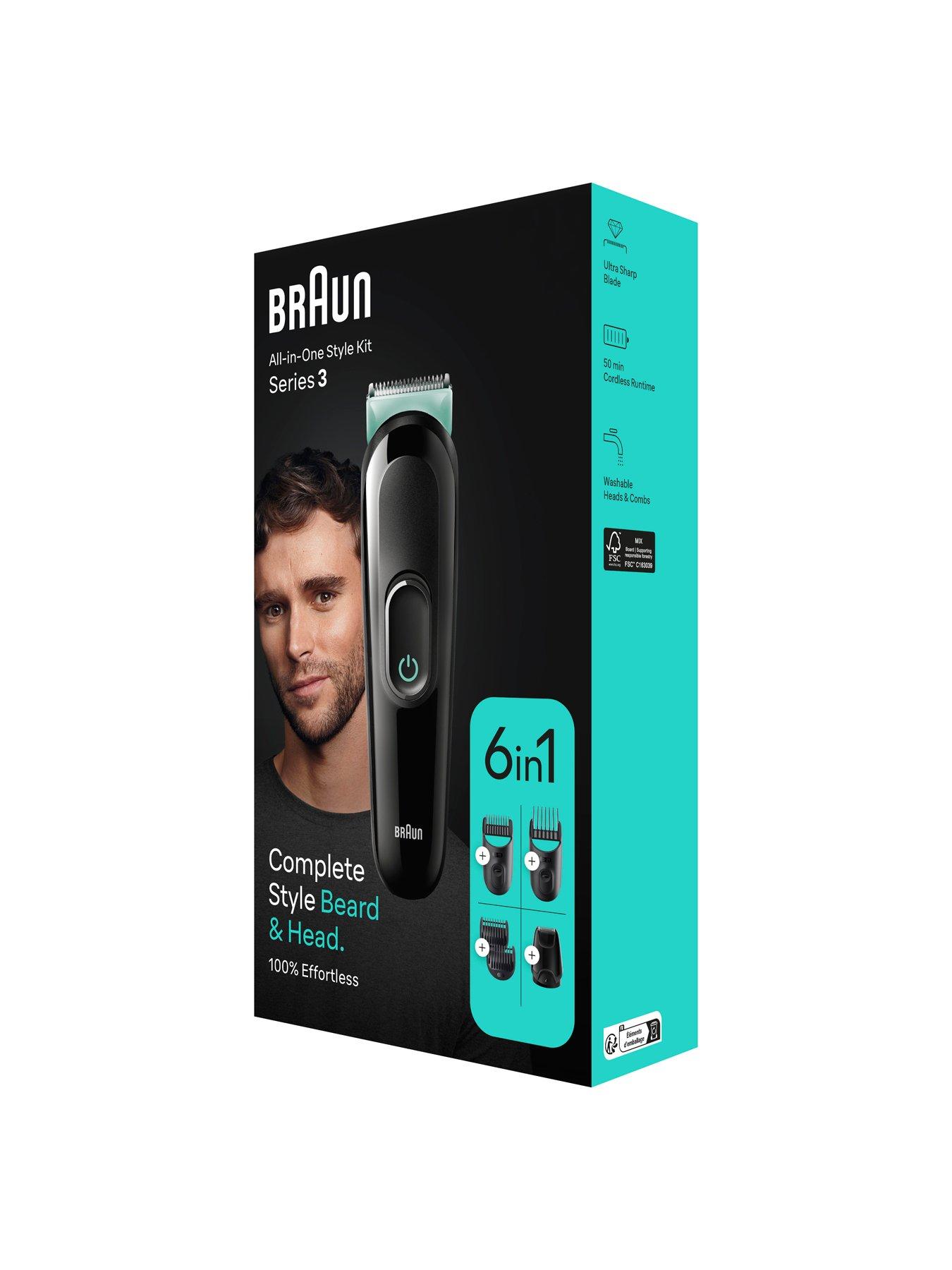 Image 7 of 7 of Braun All-In-One Style Kit Series 3 MGK3411, 6-in1 Kit For Beard, Hair &amp; More