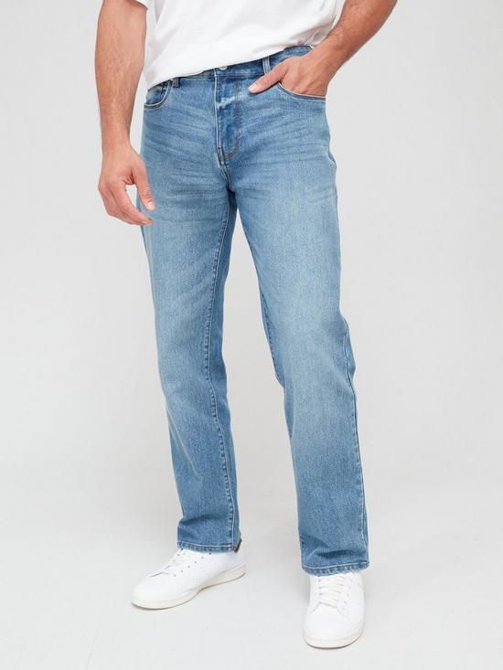 front image of everyday-loose-fit-jeans-blue