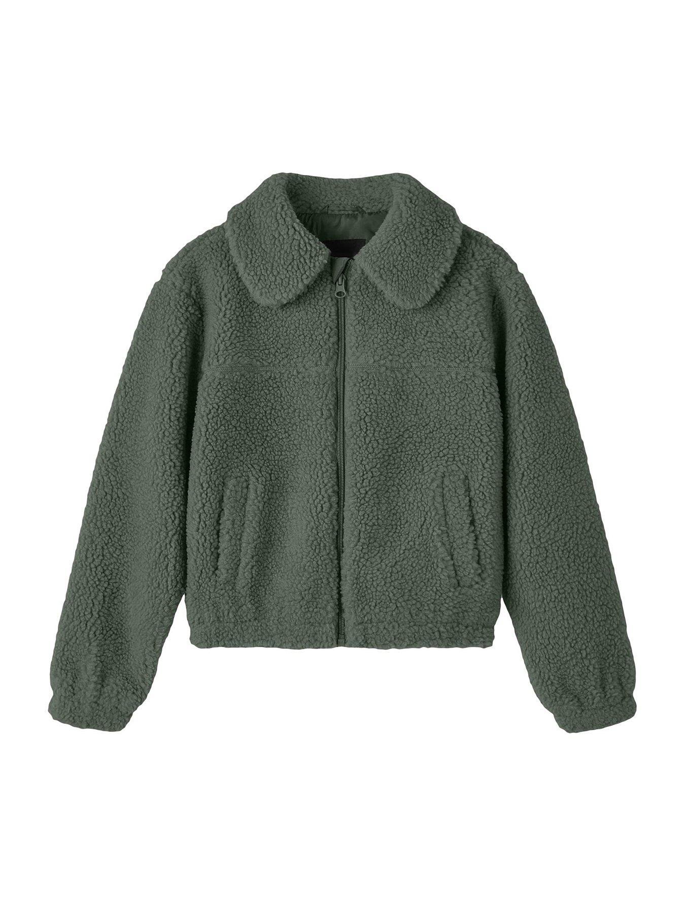 Girls teddy cheap fleece jacket