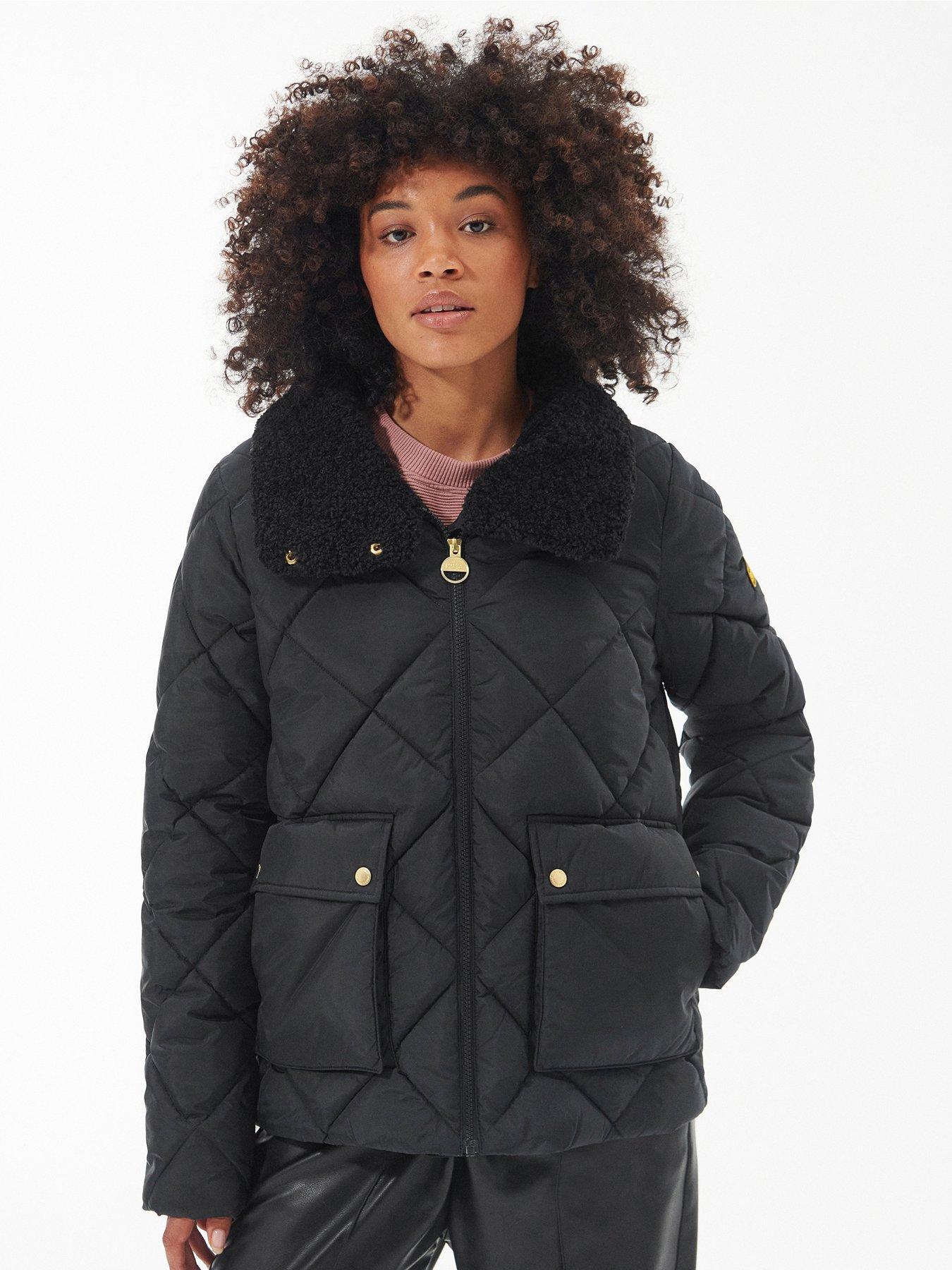 Barbour International Norton Quilted Coat - Black