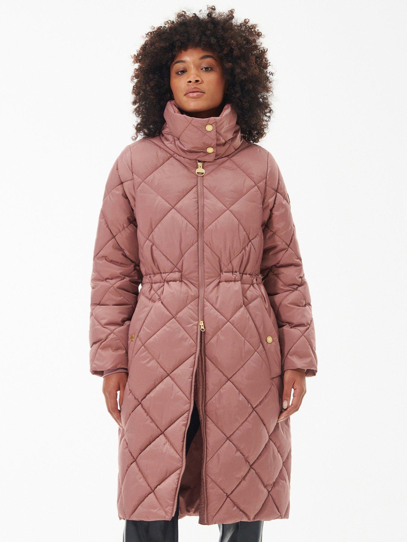 Enfield Quilted Coat Pink