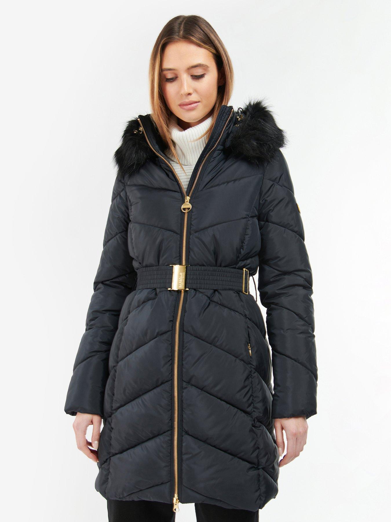 Barbour black 2025 womens coat