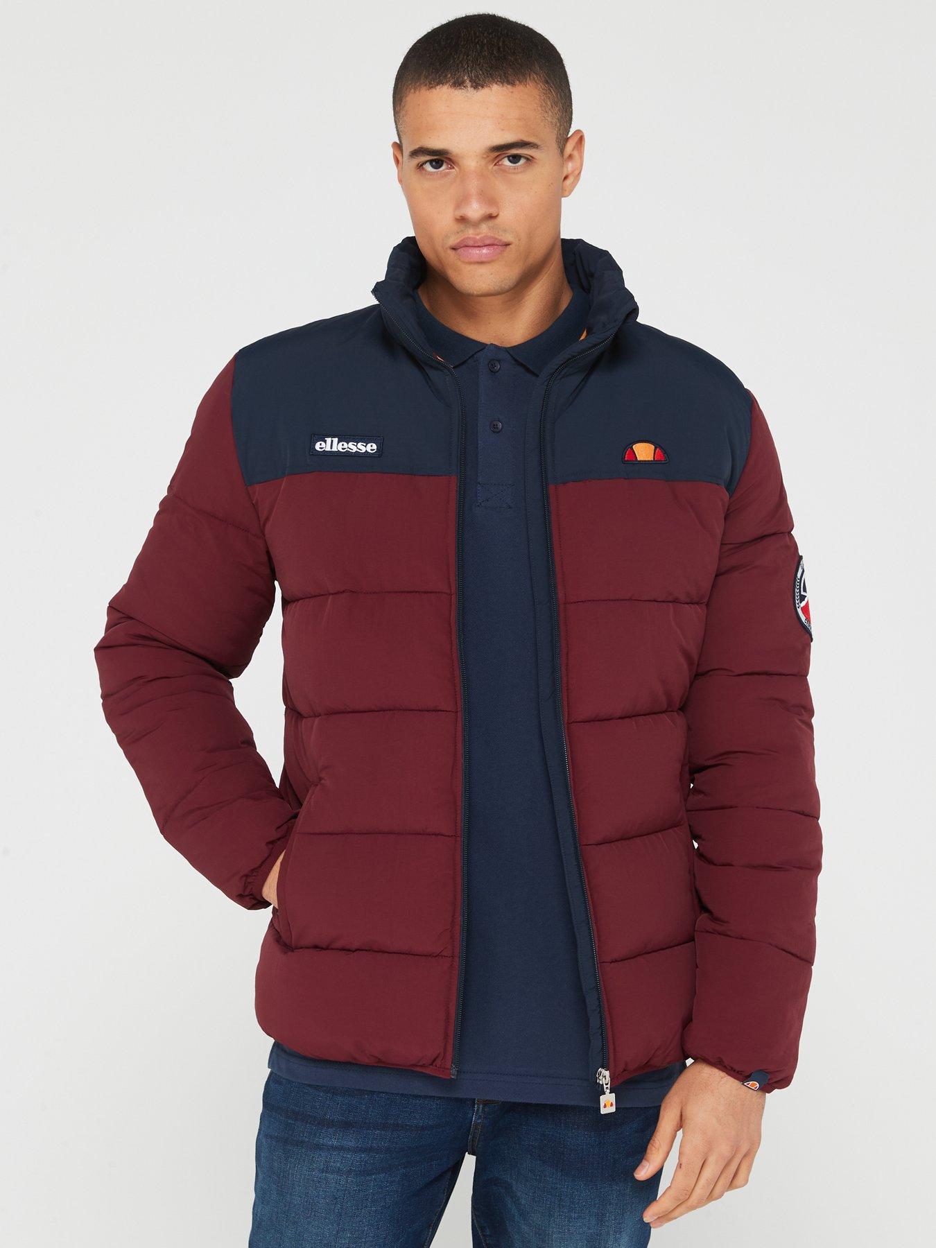 Ellesse lombardy jacket clearance red