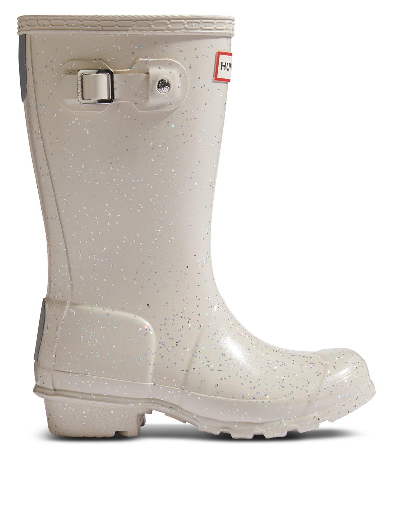 Hunter Original Kids Giant Glitter Wellington Boots littlewoods