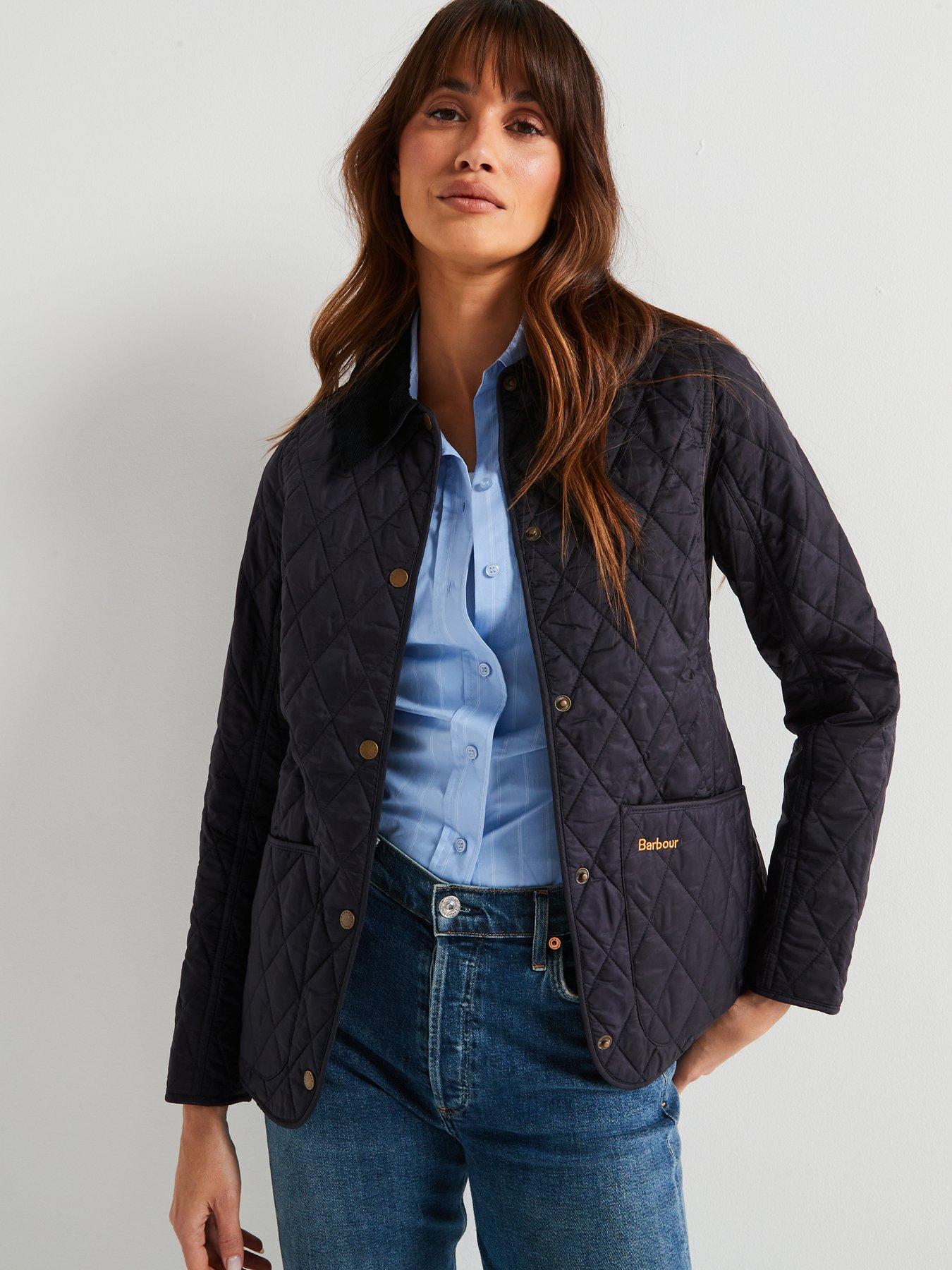 undefined Annandale Quilted Jacket - Navy