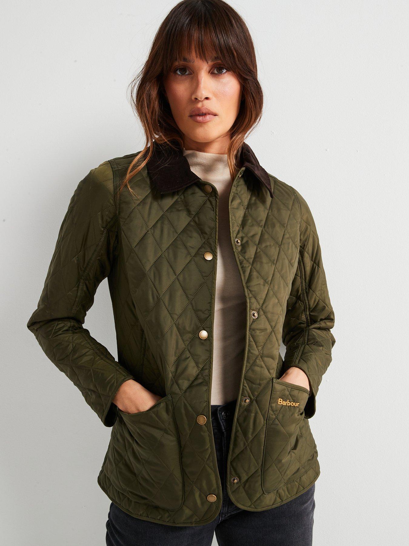 Barbour Annandale Quilted Jacket Green Littlewoods