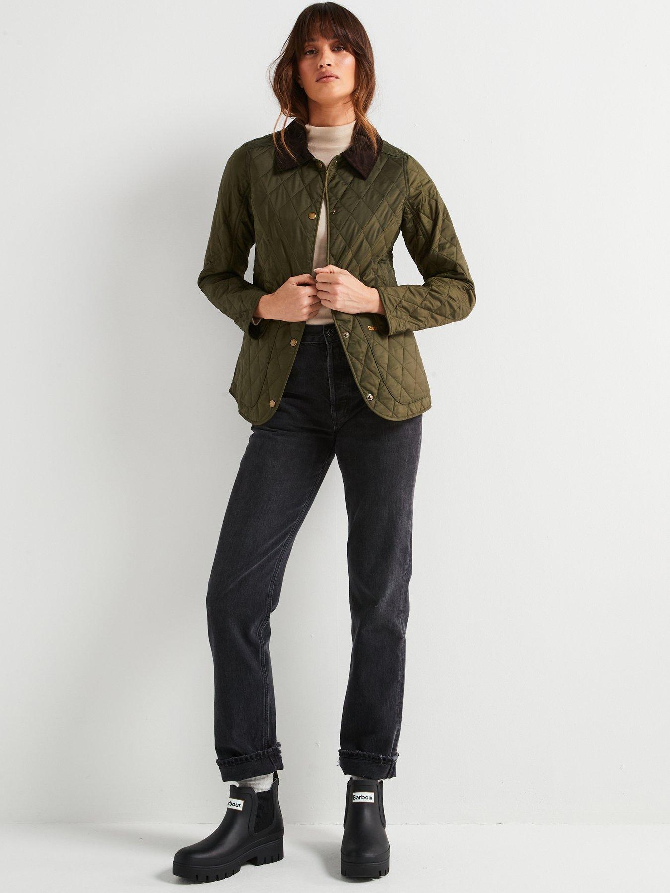 Barbour International Barbour Quilted Jacket Kids Olive Barbour