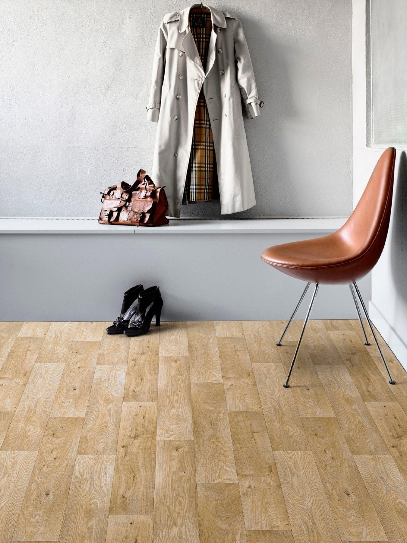 Image 1 of 6 of Homemaker Vinyl Flooring Wood Effect -&nbsp;400 x 500 cm -&nbsp;Oak