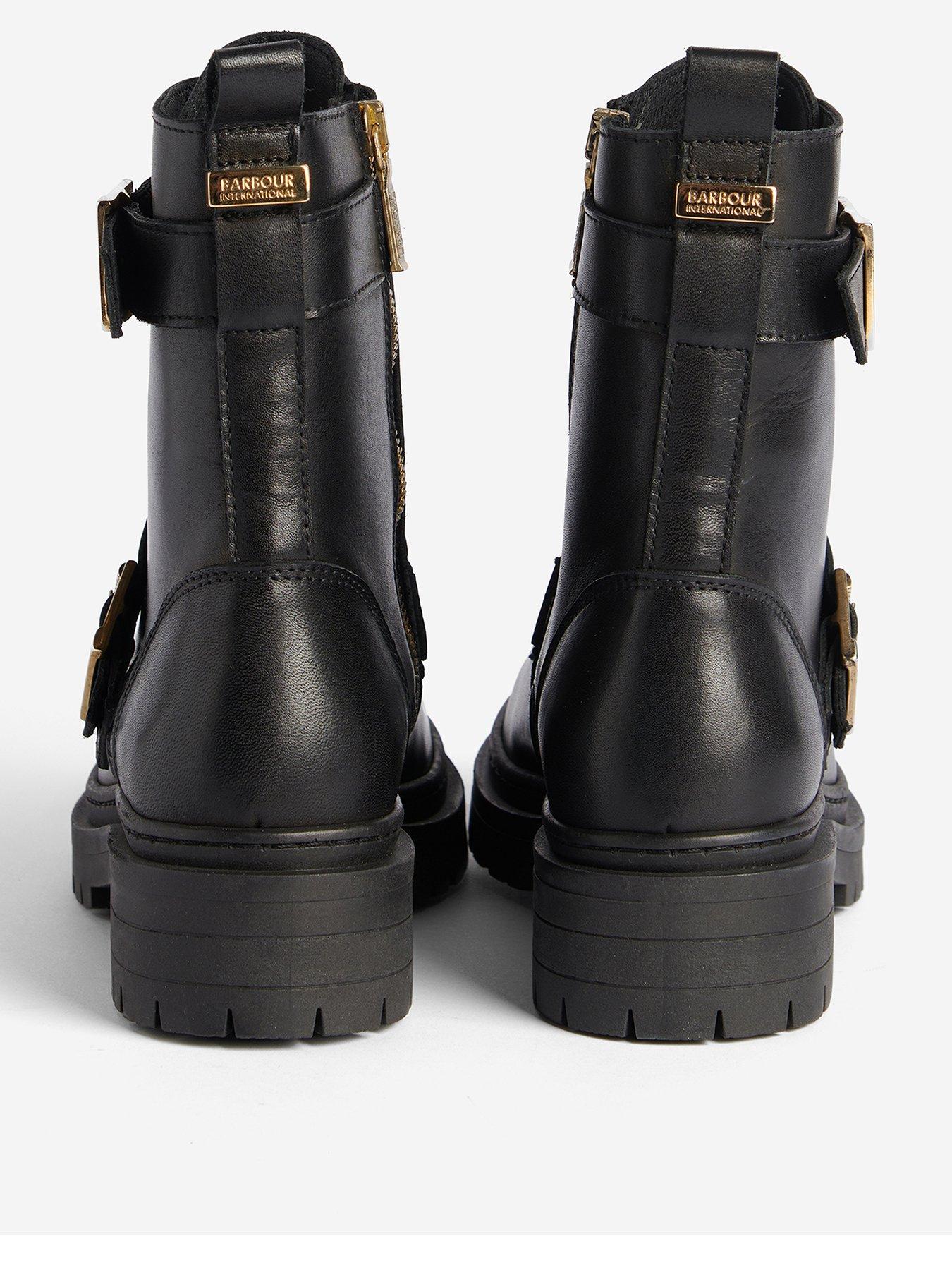 Barbour hot sale biker boots