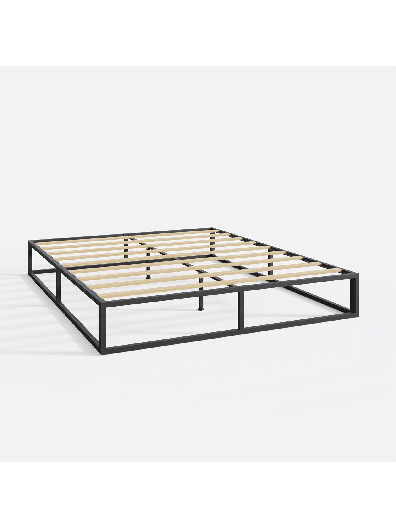 image of gfw-platform-bed-with-mattress-options-buynbspamp-savenbsp--black