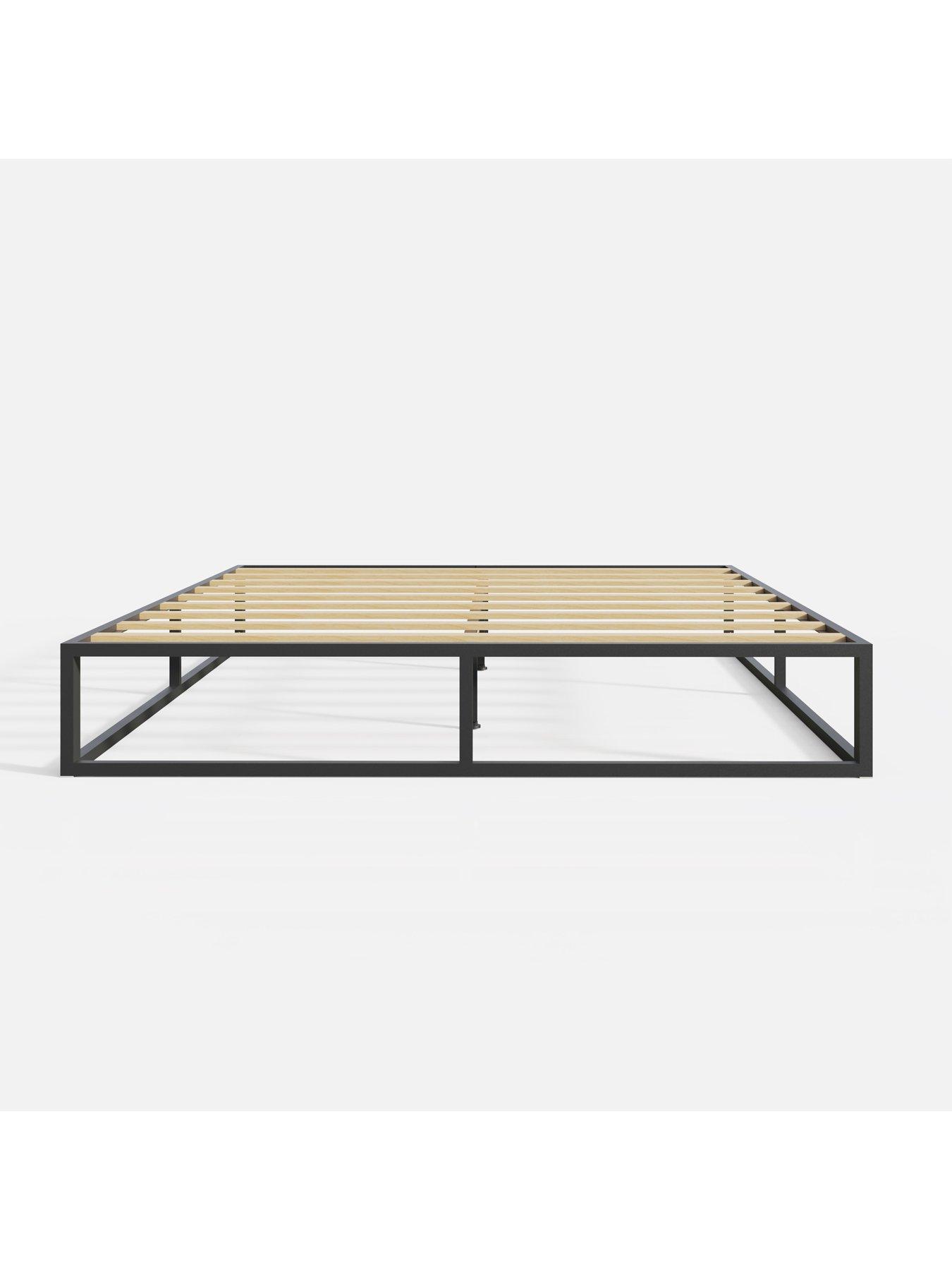  image of gfw-platform-bed-with-mattress-options-buynbspamp-savenbsp--black