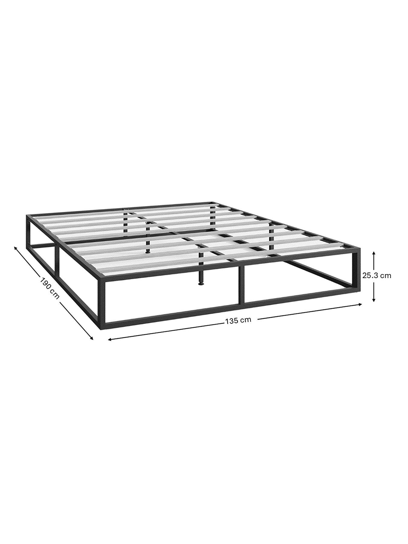  image of gfw-platform-bed-with-mattress-options-buynbspamp-savenbsp--black