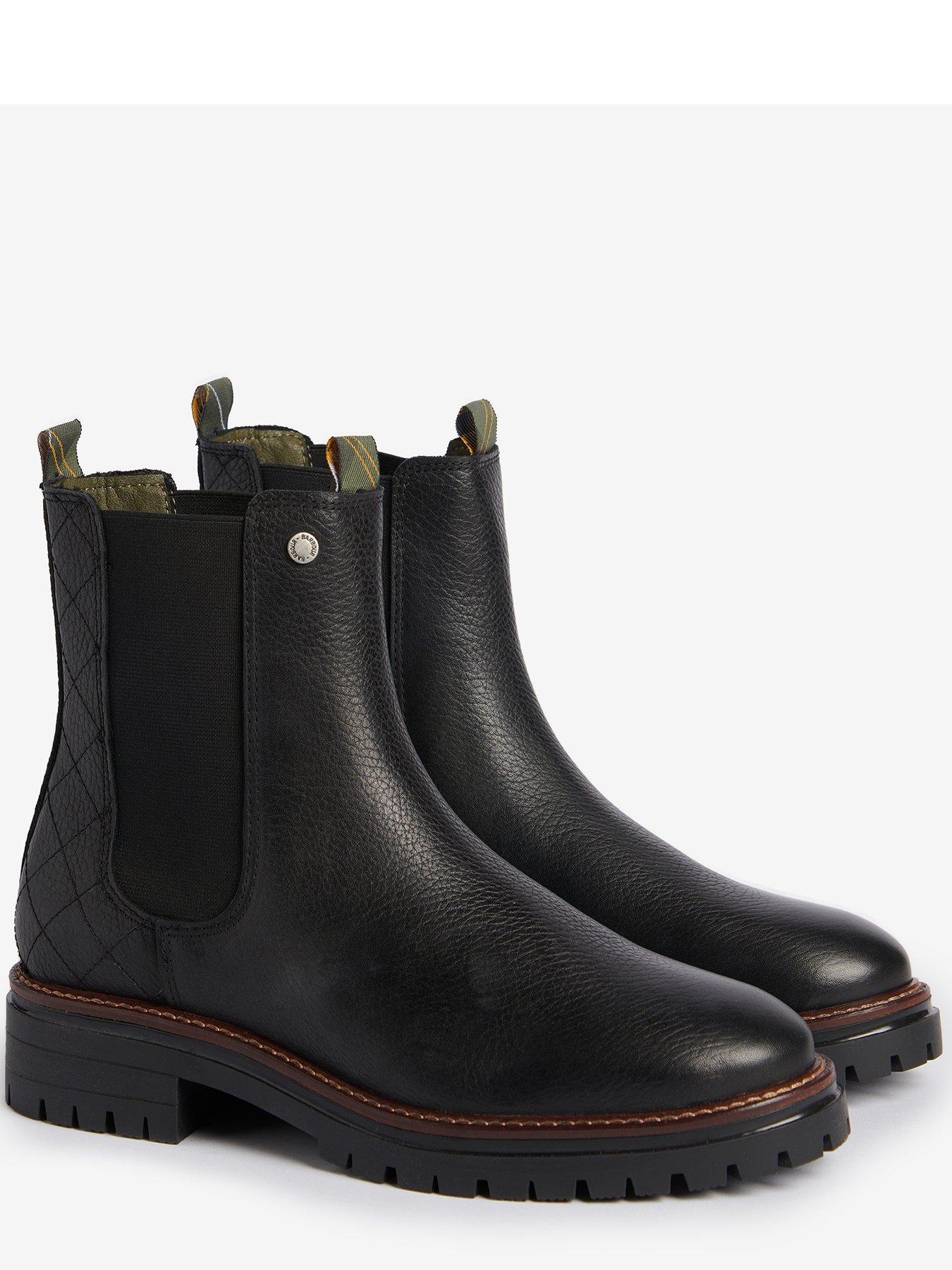 Image 2 of 6 of Barbour Evie Chelsea Boot - Black