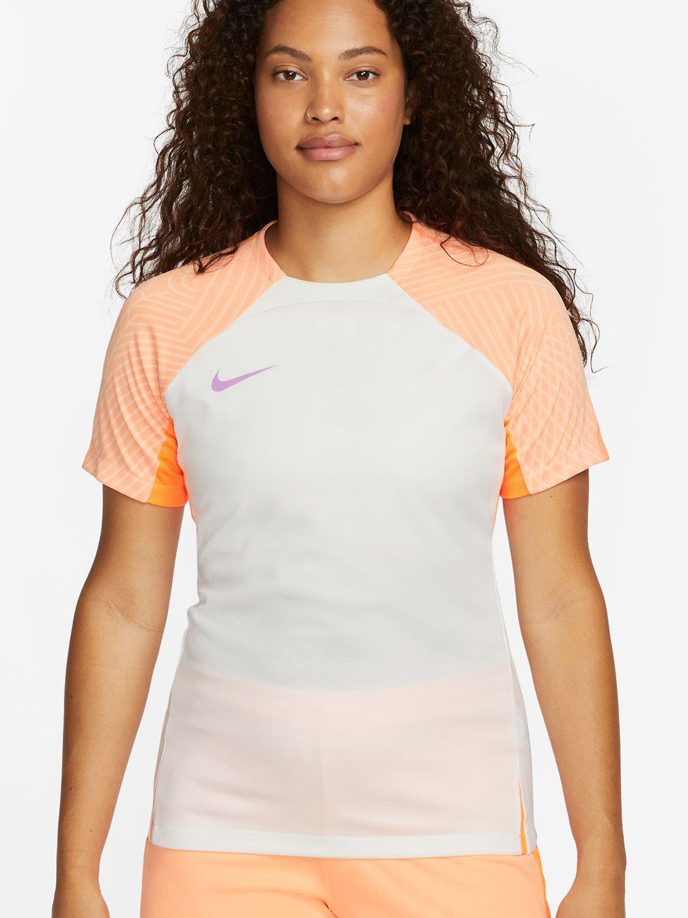 Orange nike shirt women deals