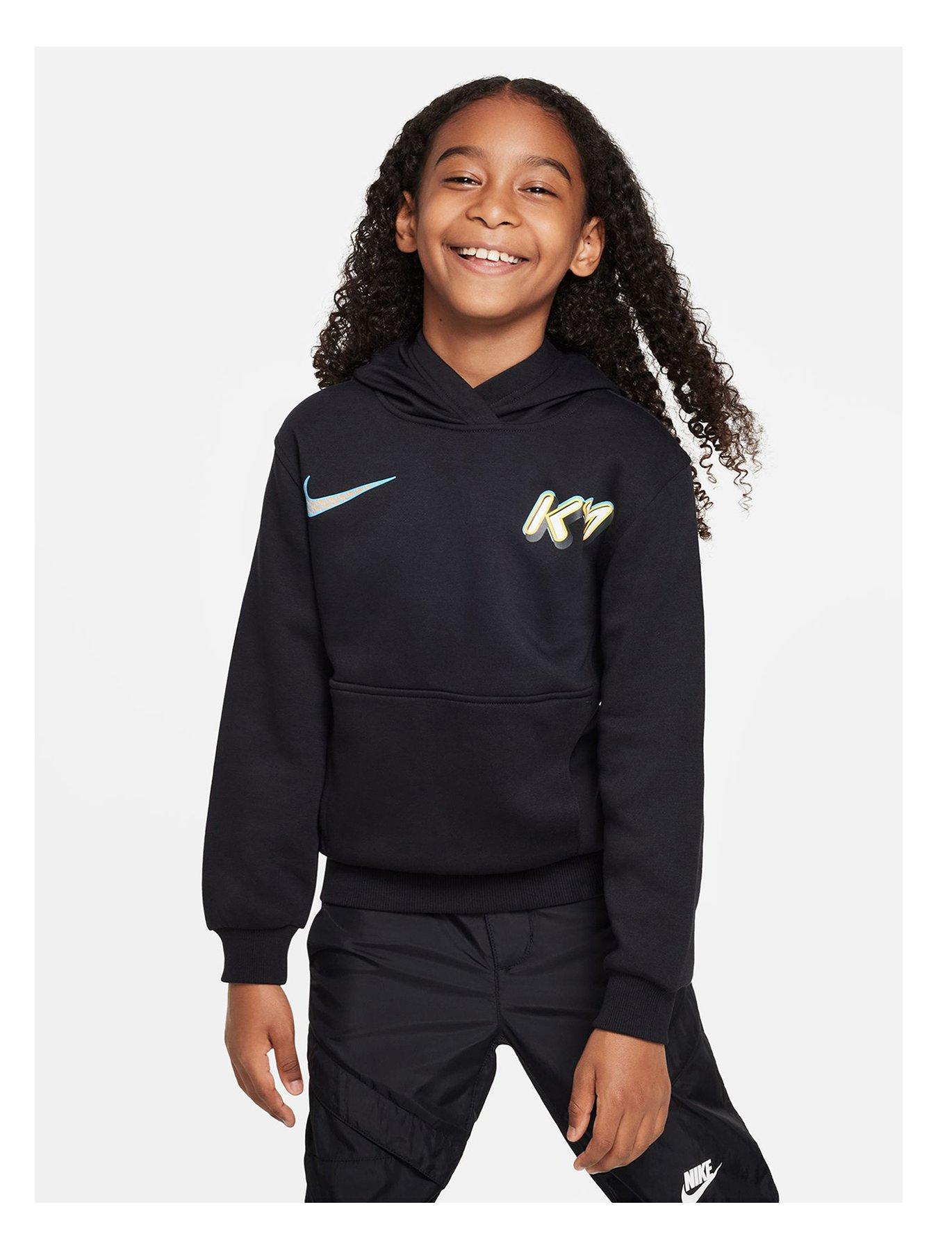 Nike Youth KM Player Hoodie Black littlewoods