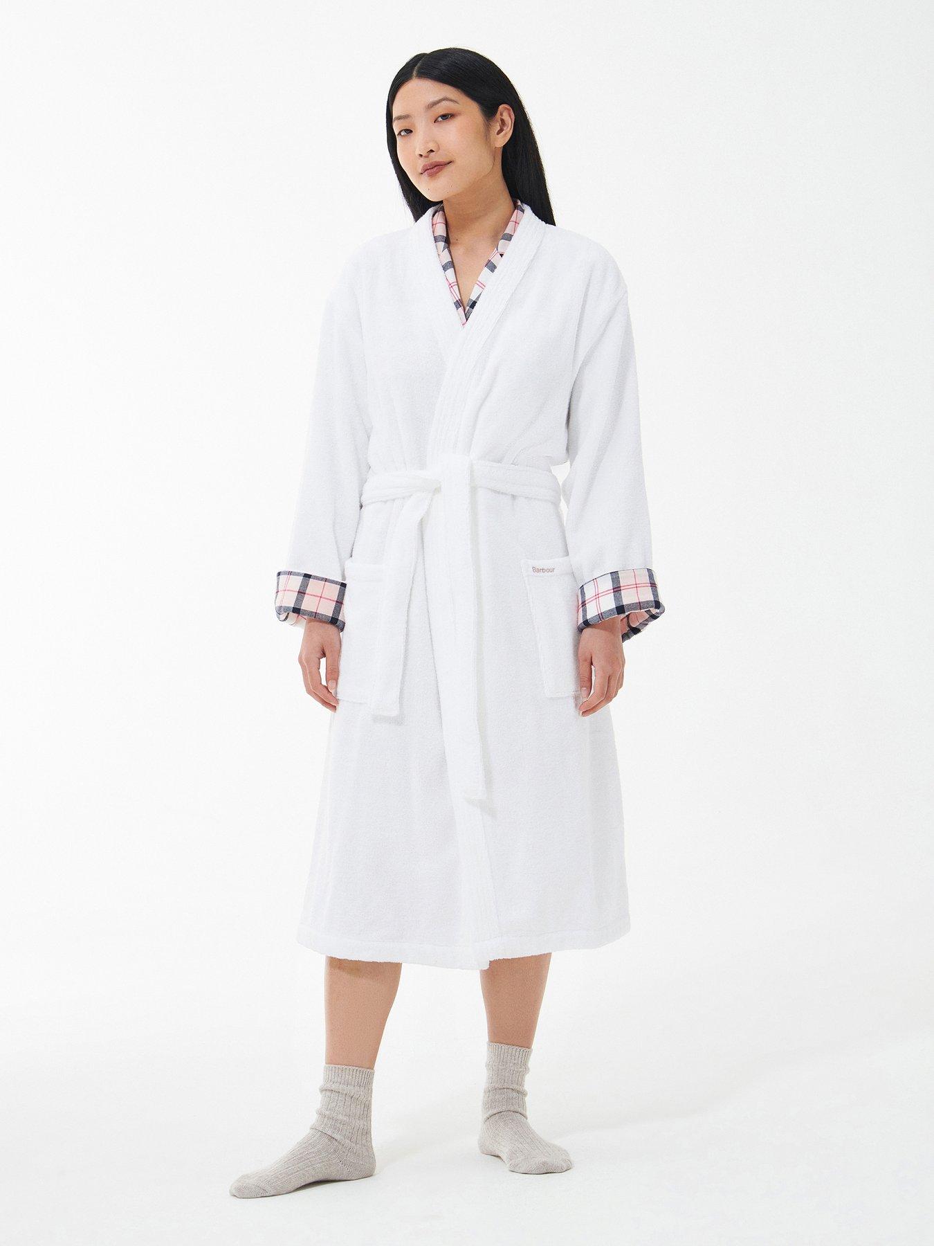 Barbour Ada Dressing Gown White