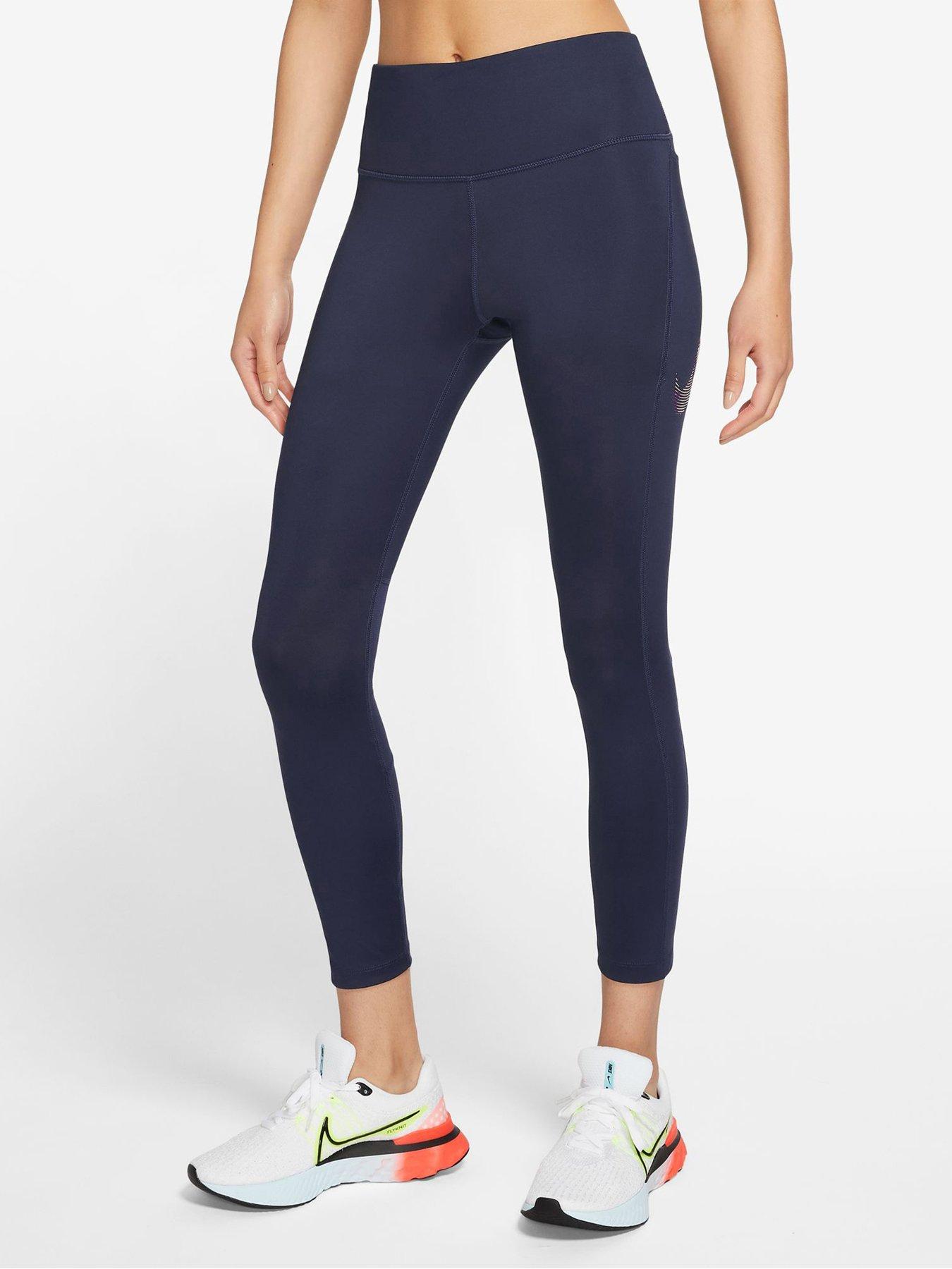 UNDER ARMOUR Womens Motion Legging - Teal/White