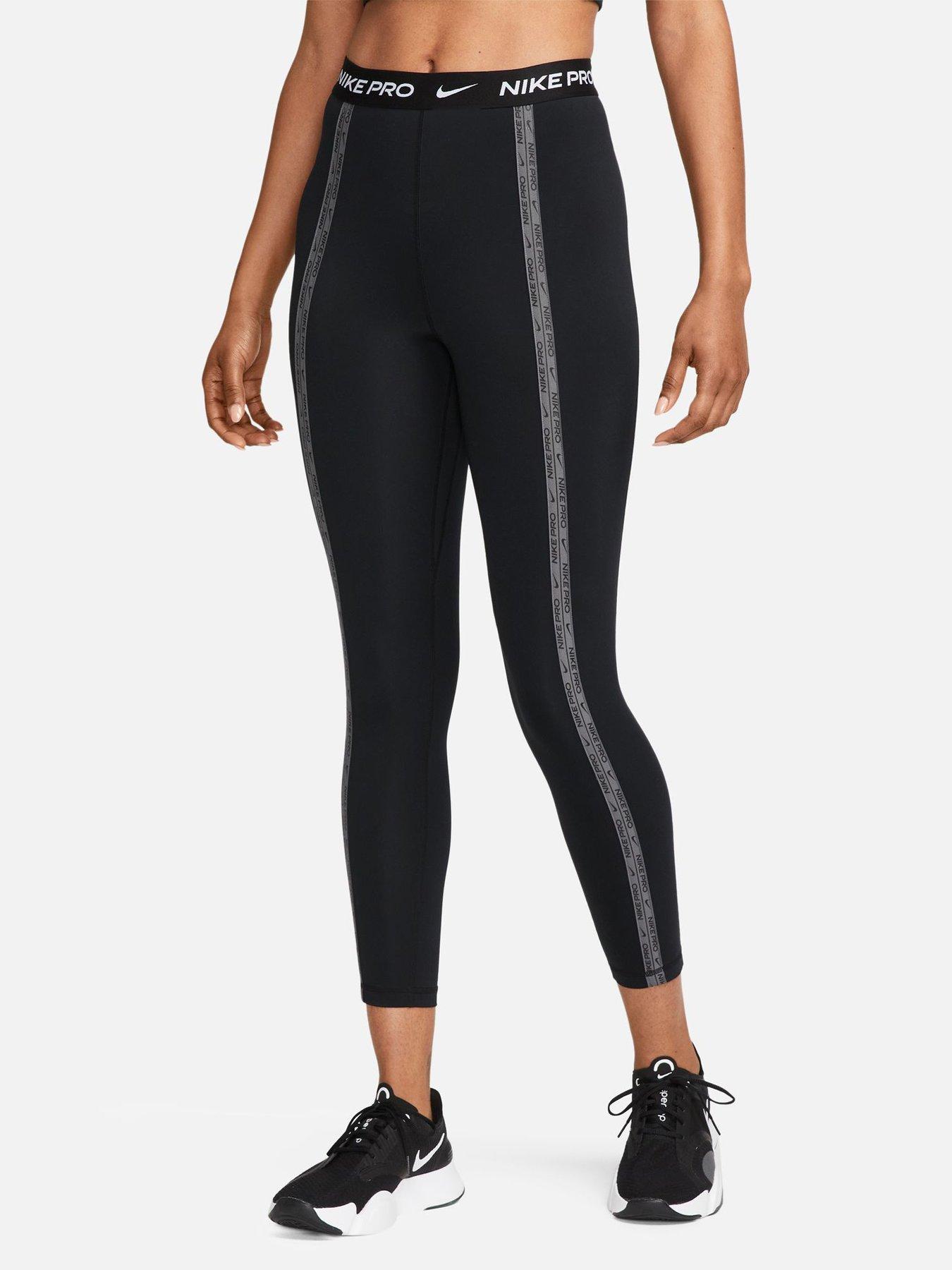 Nike Fast Women's Mid-Rise 7/8 Leggings - Black (Curve
