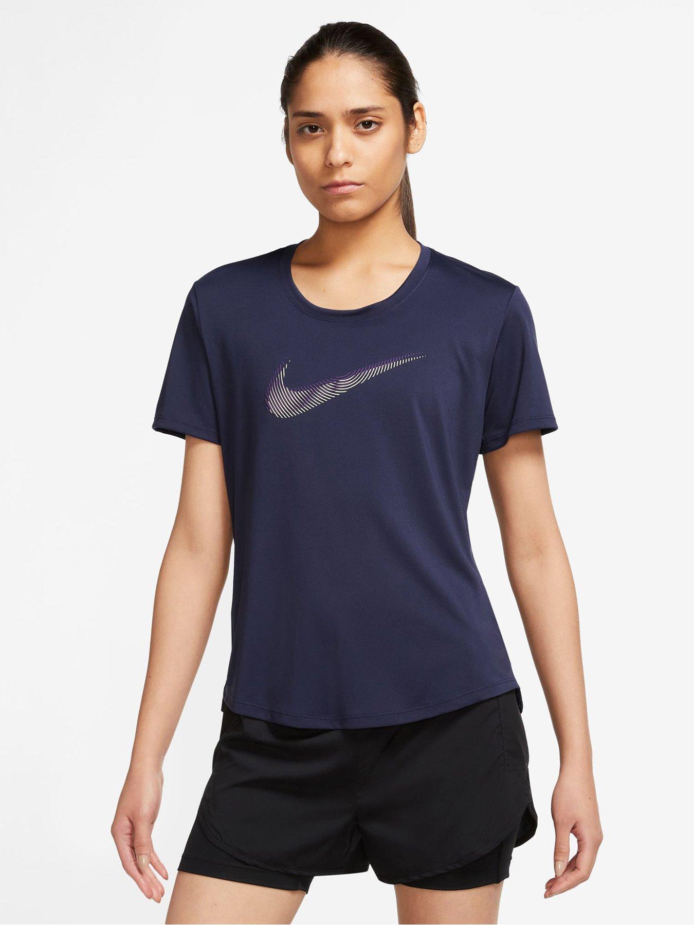 Nike Dri-FIT Women's Crew-Neck Running Top - Purple