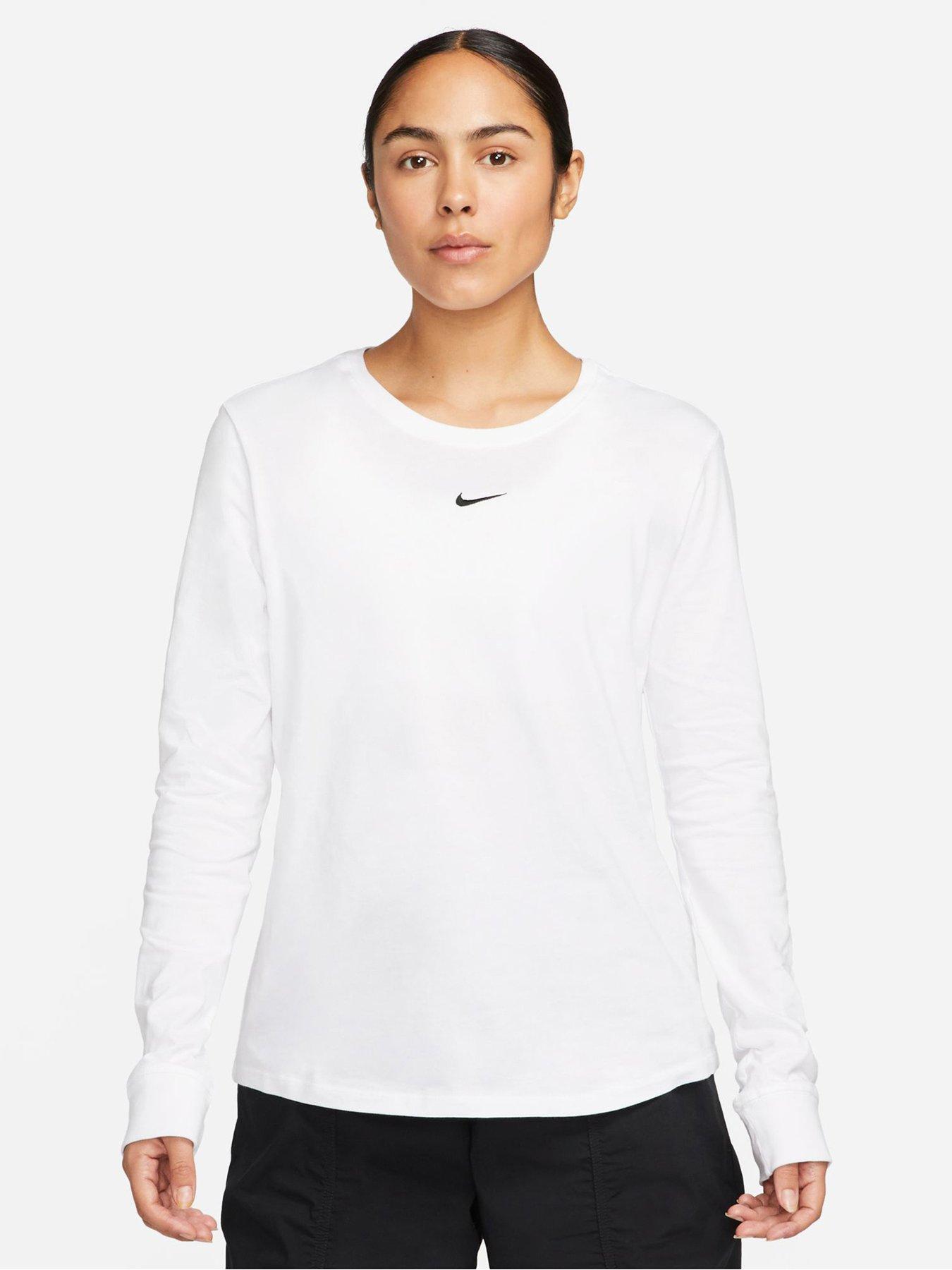 Nike Sportswear Premium Essentials Long-Sleeve T-Shirt White