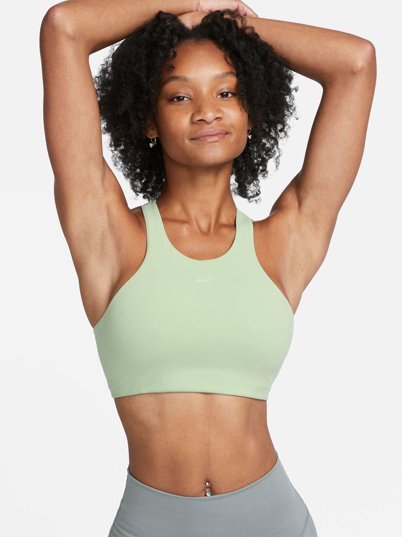 Nike yoga alate curve women's medium-support lightly lined sports bra, sports  bras, Training