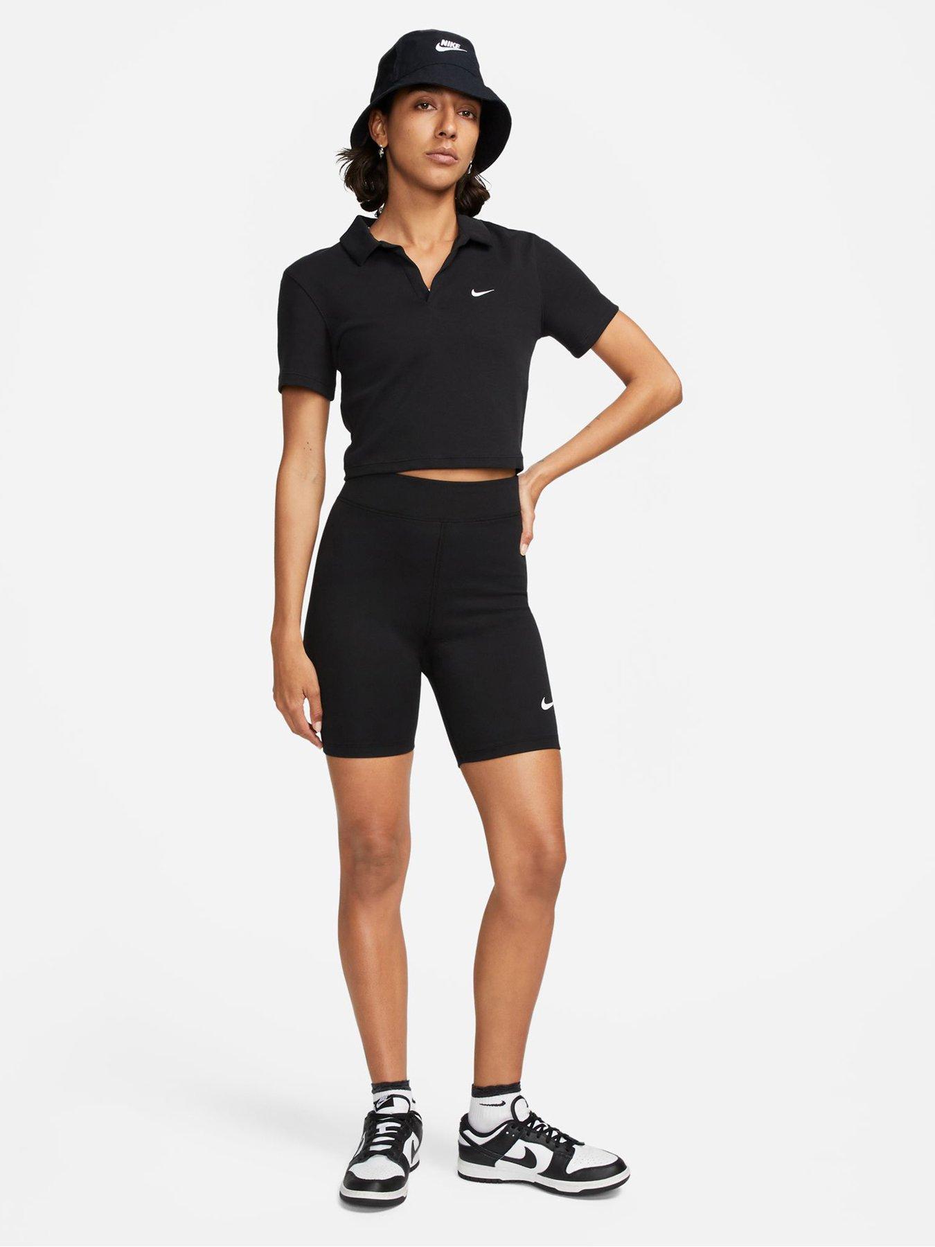 High waisted biker sales shorts nike