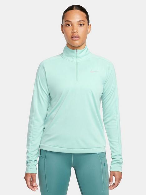 nike-dri-fit-pacer-womens-14-zip-pullover-top-blue