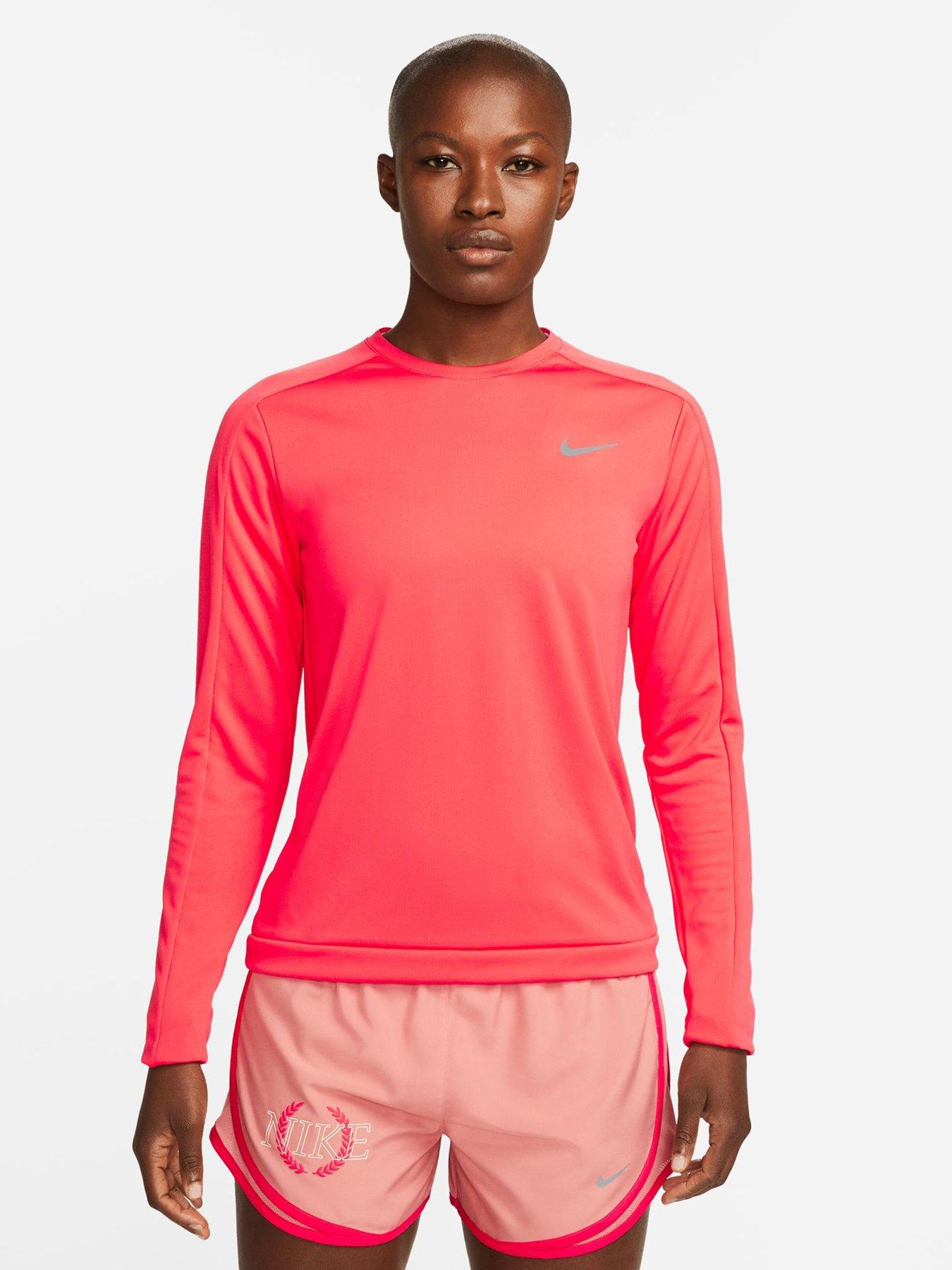 Nike running store pacer crew top