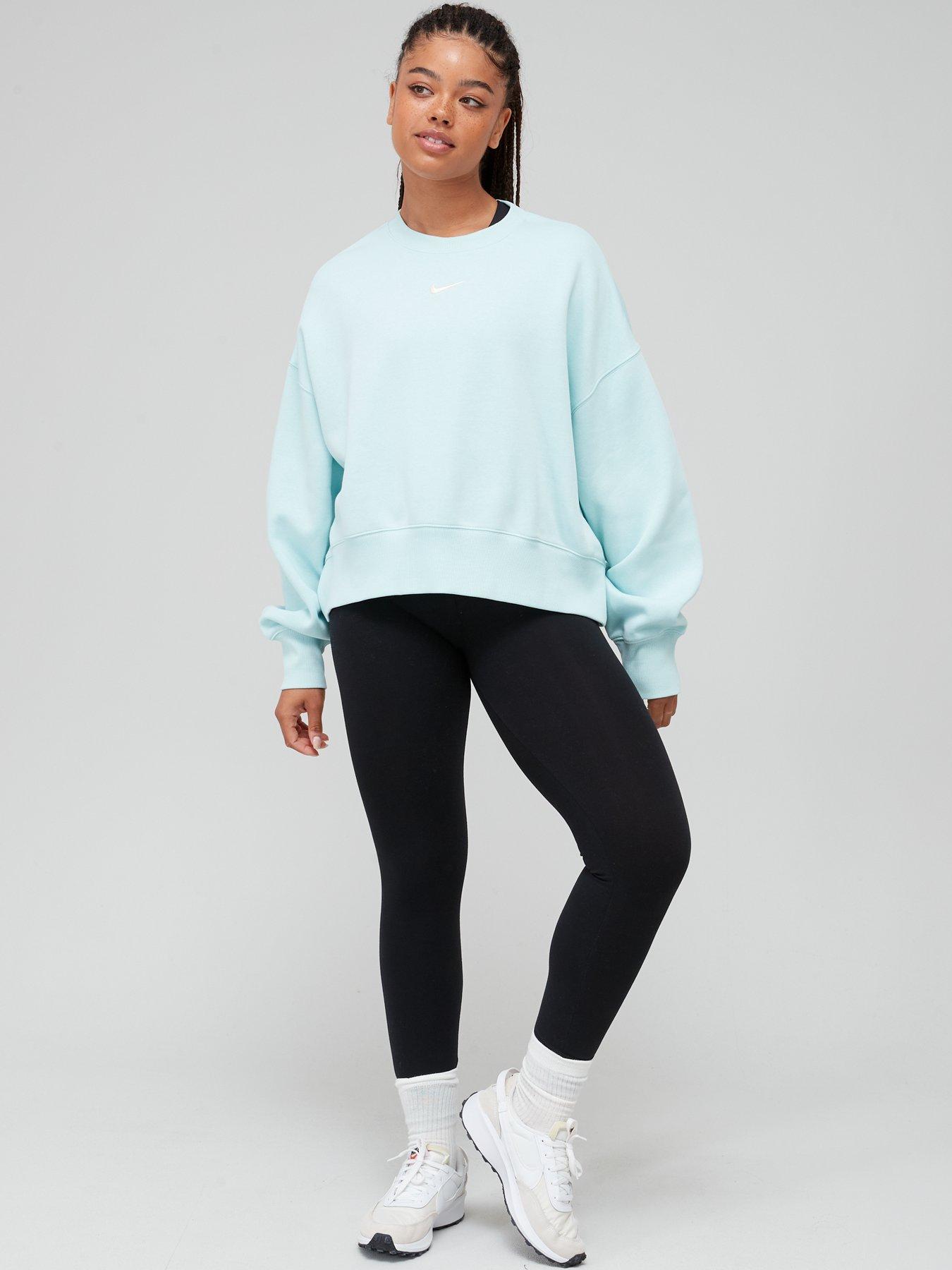 Nike NSW Phoenix Fleece Oversized Crew Sweatshirt - Blue